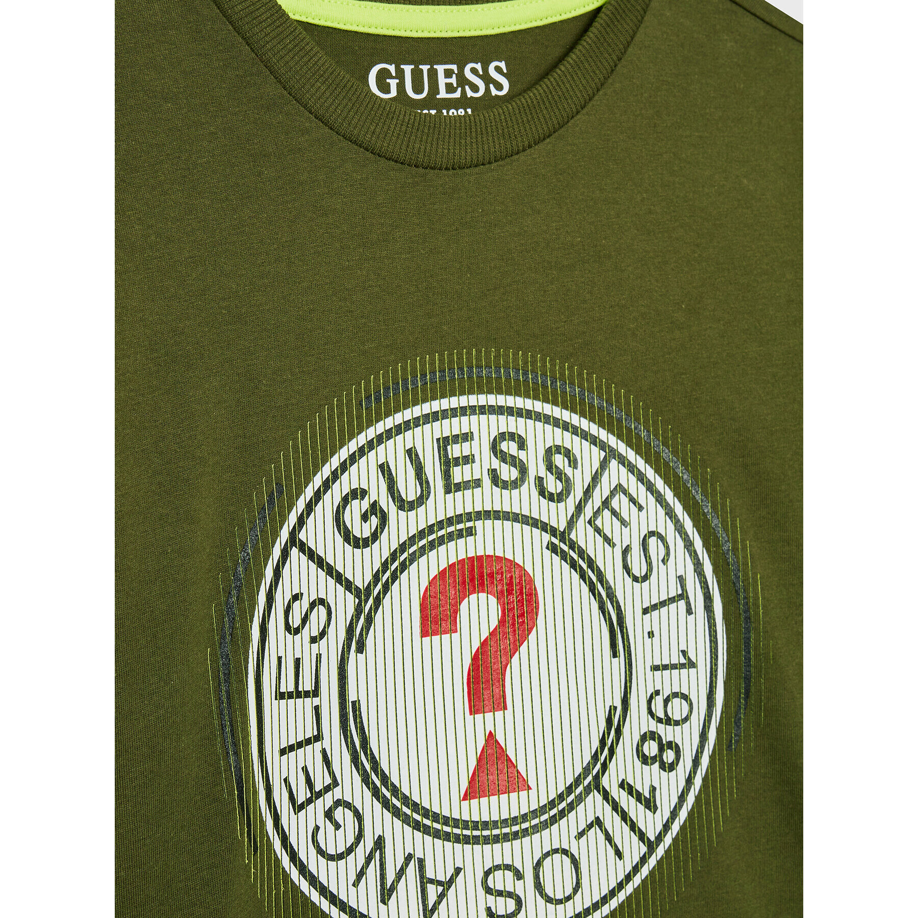 Guess Halenka L2BI28 I3Z13 Zelená Regular Fit - Pepit.cz