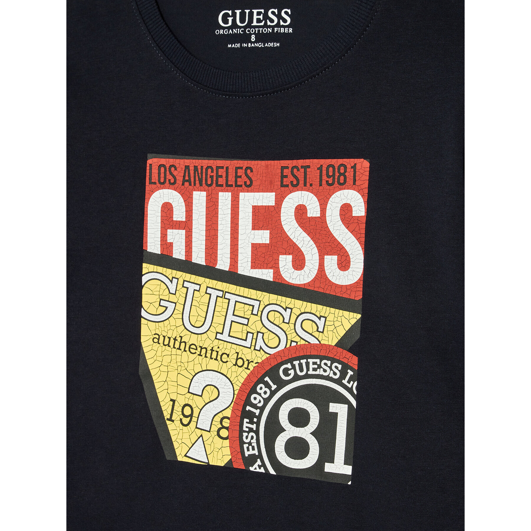 Guess Halenka L2YI01 K8HM0 Tmavomodrá Regular Fit - Pepit.cz