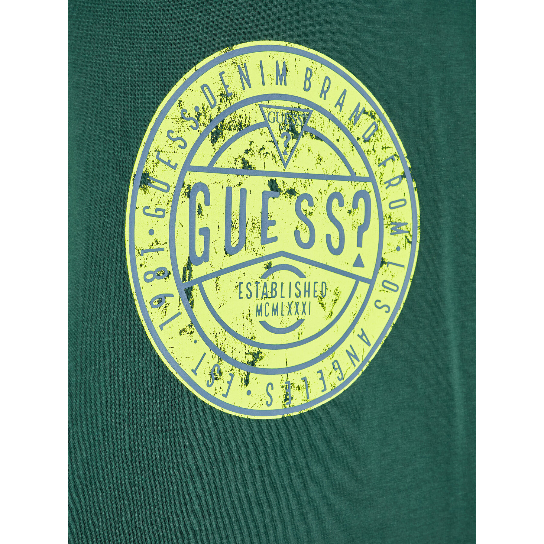 Guess Halenka L2YI40 K8HM0 Zelená Regular Fit - Pepit.cz