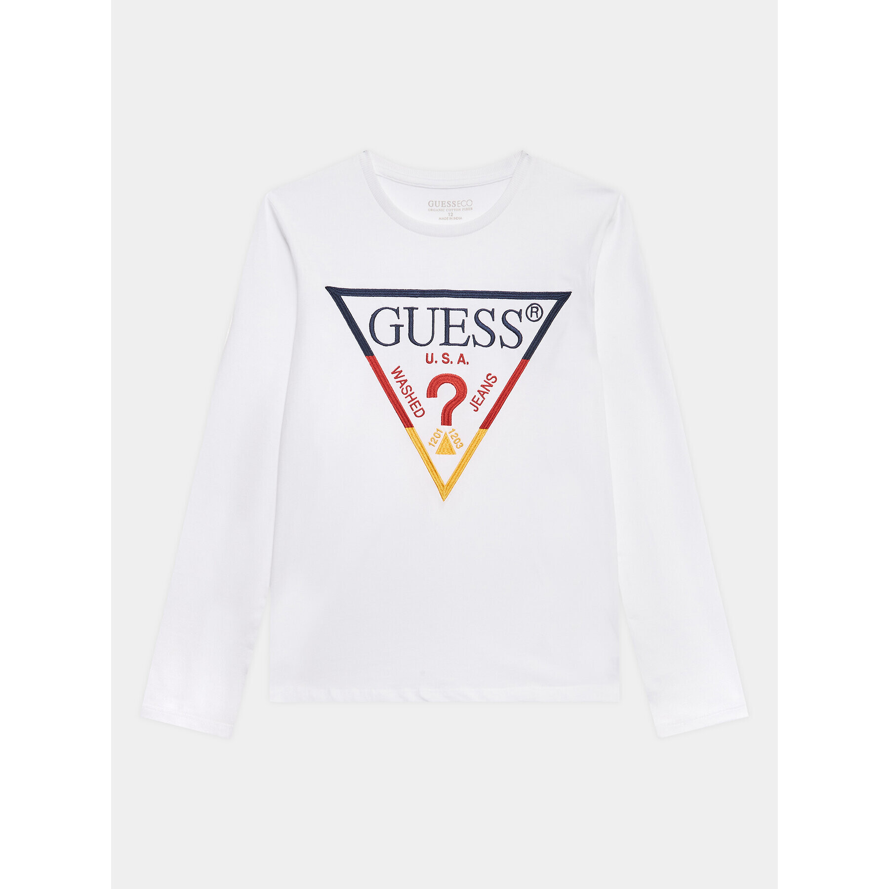 Guess Halenka L3YI43 K8HM4 Bílá Regular Fit - Pepit.cz