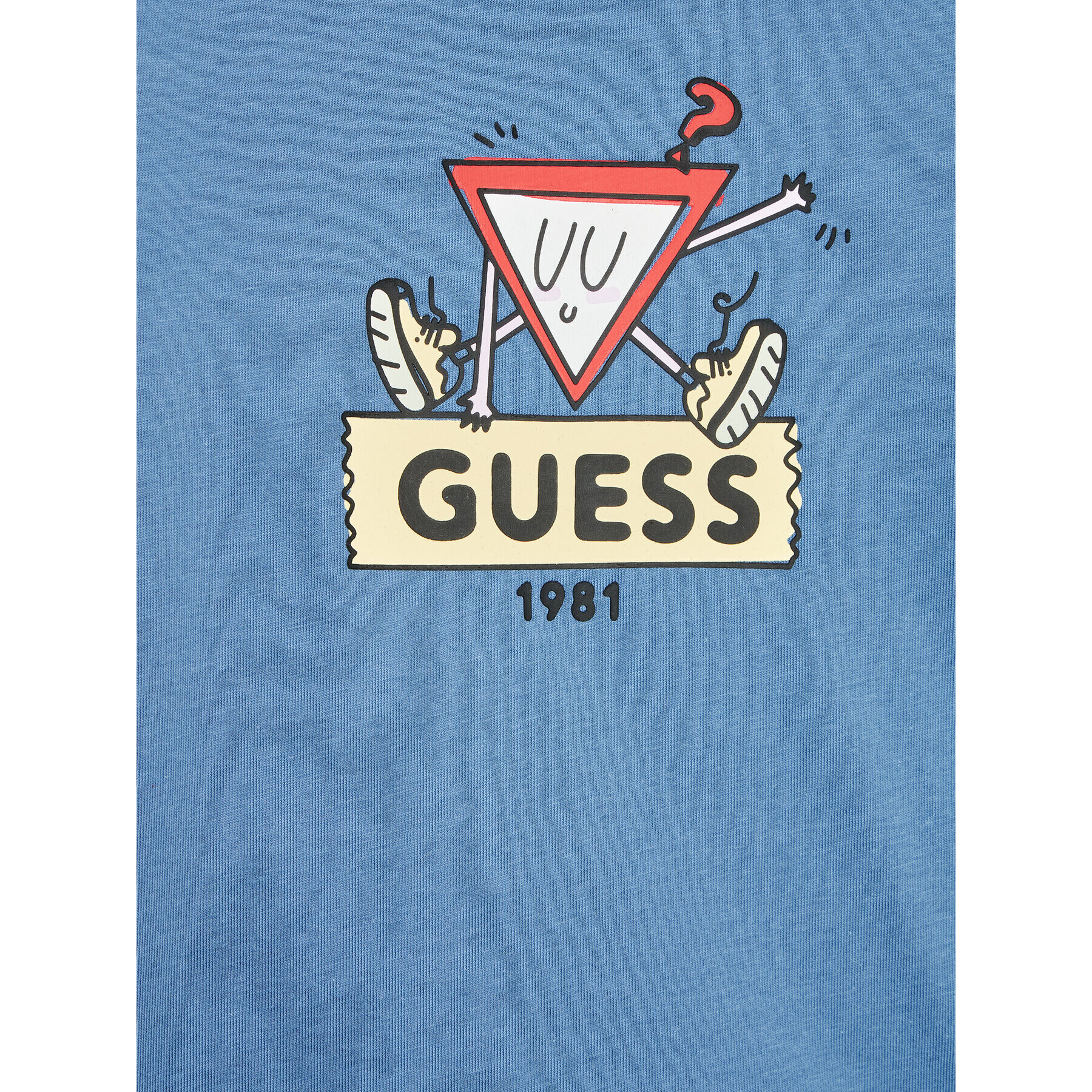 Guess Halenka N2YI03 K8HM0 Modrá Regular Fit - Pepit.cz