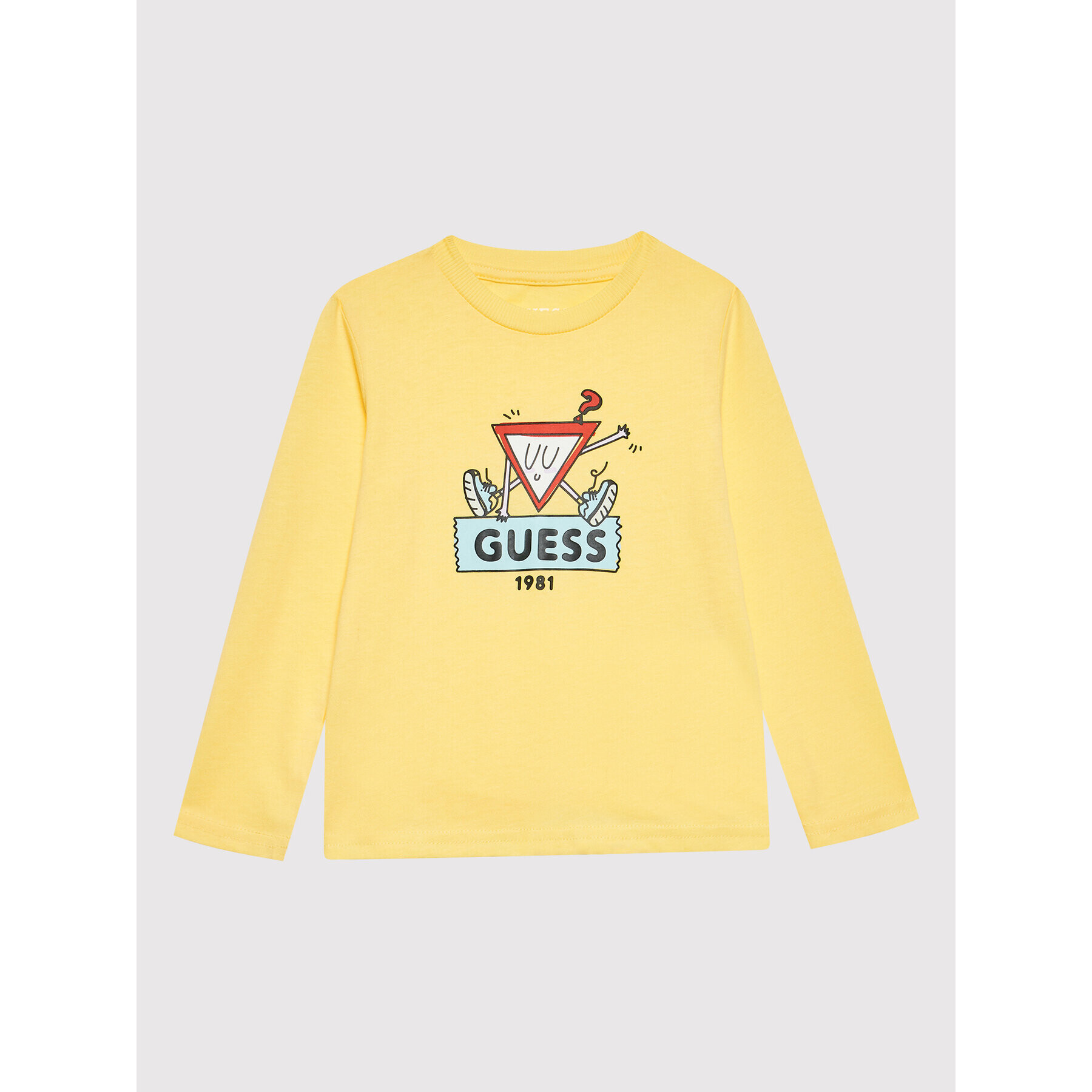 Guess Halenka N2YI03 K8HM0 Žlutá Regular Fit - Pepit.cz