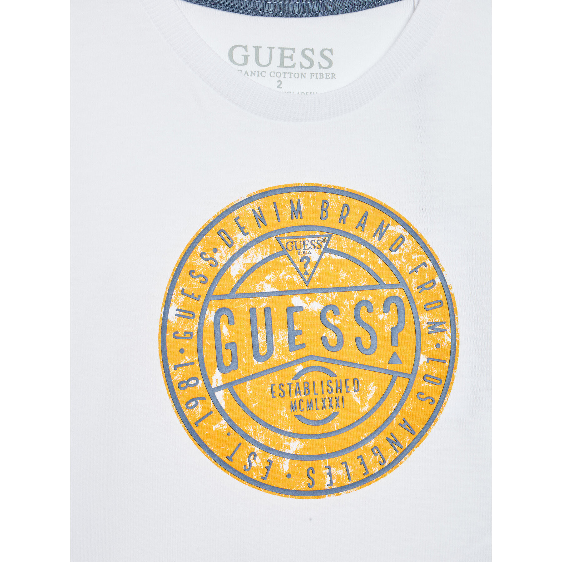 Guess Halenka N2YI22 K8HM0 Bílá Regular Fit - Pepit.cz