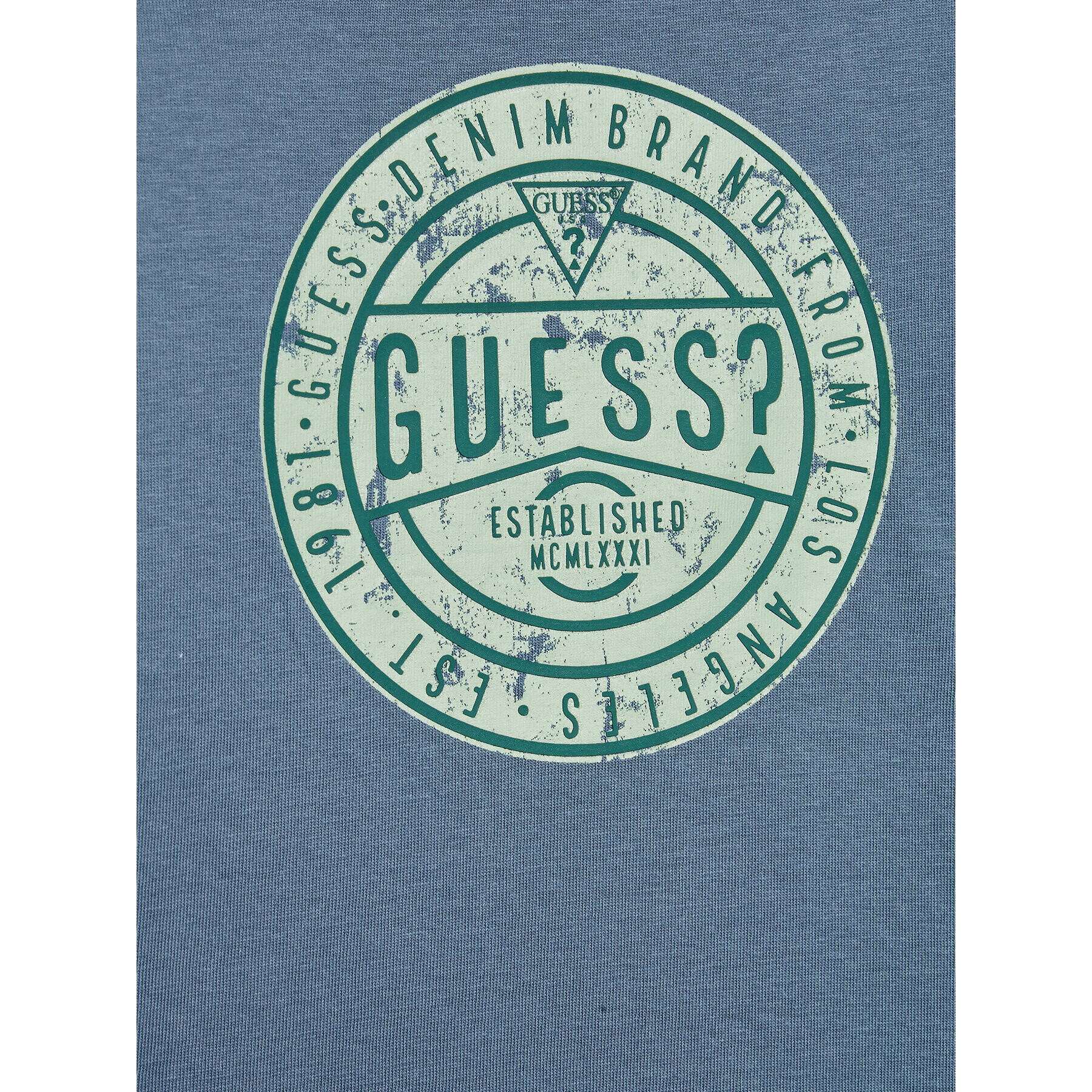 Guess Halenka N2YI22 K8HM0 Modrá Regular Fit - Pepit.cz