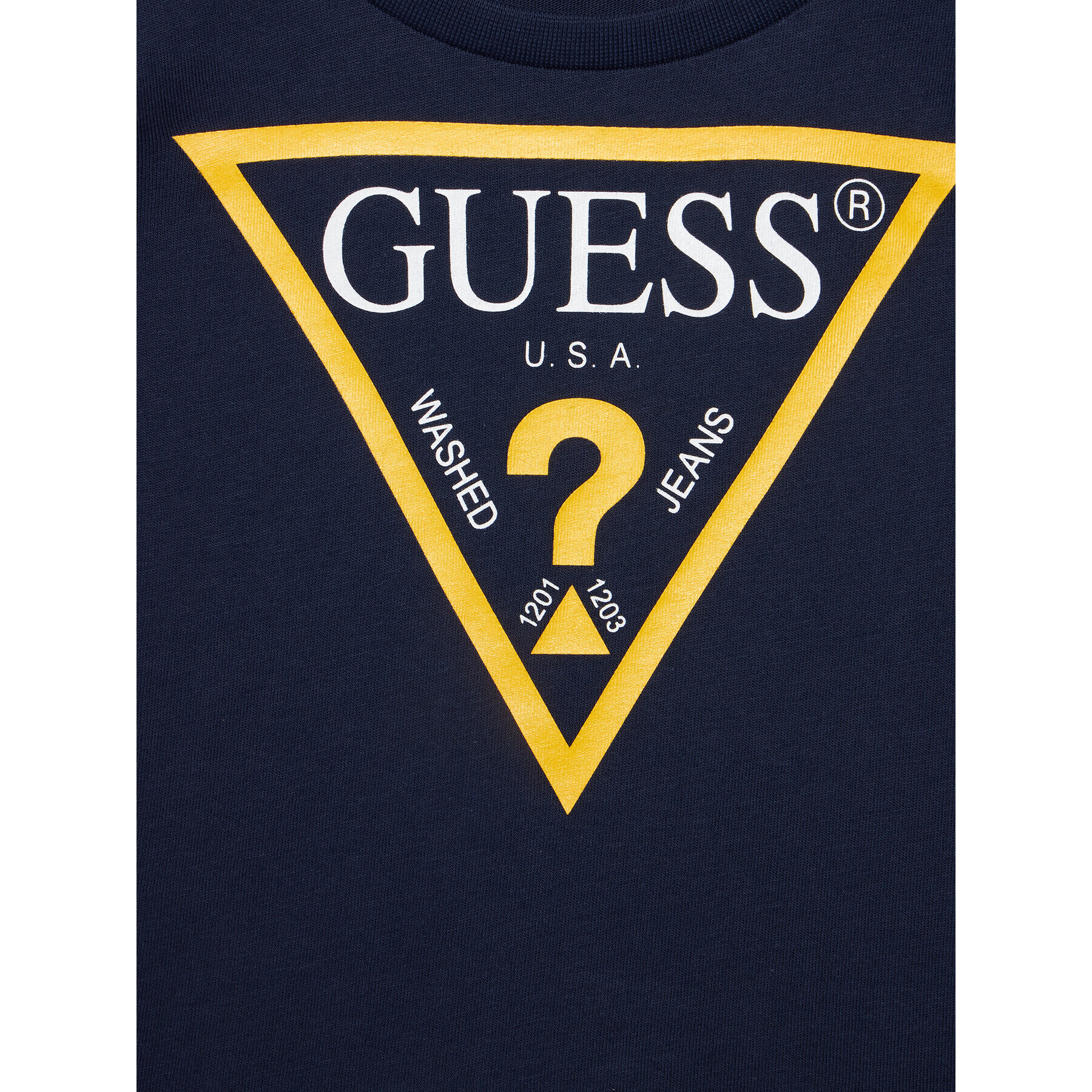 Guess Halenka N84I24 K8HM0 Tmavomodrá Regular Fit - Pepit.cz