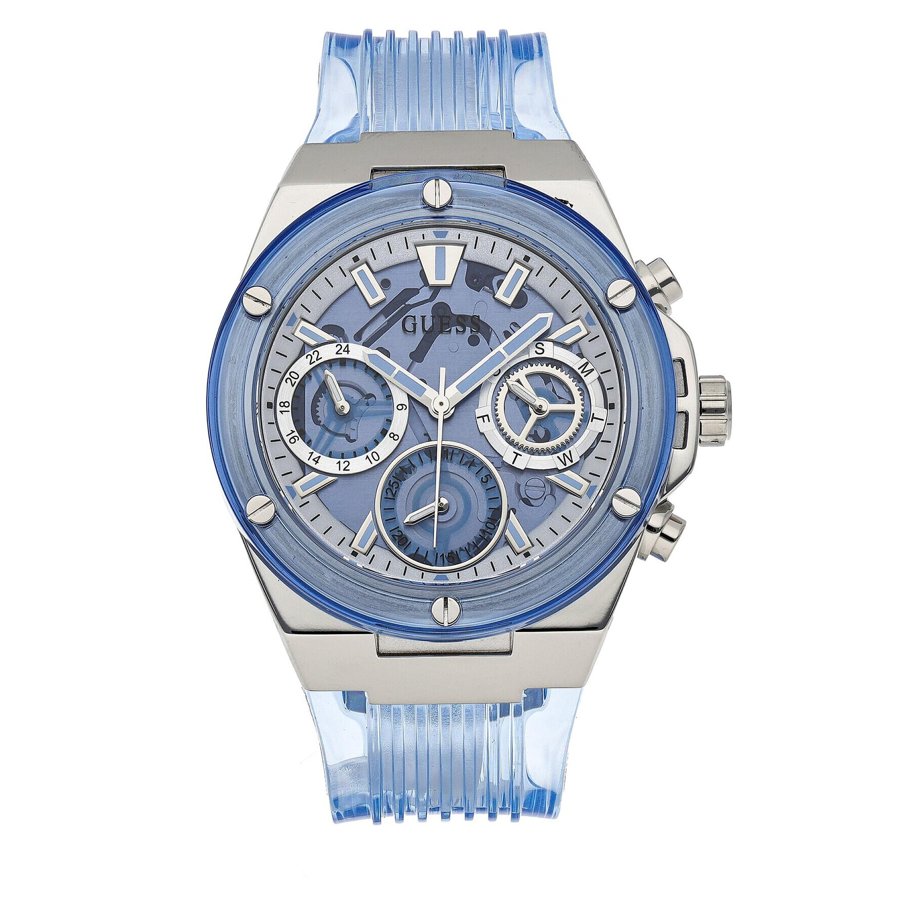 Guess Hodinky Athena GW0409L1 Modrá - Pepit.cz