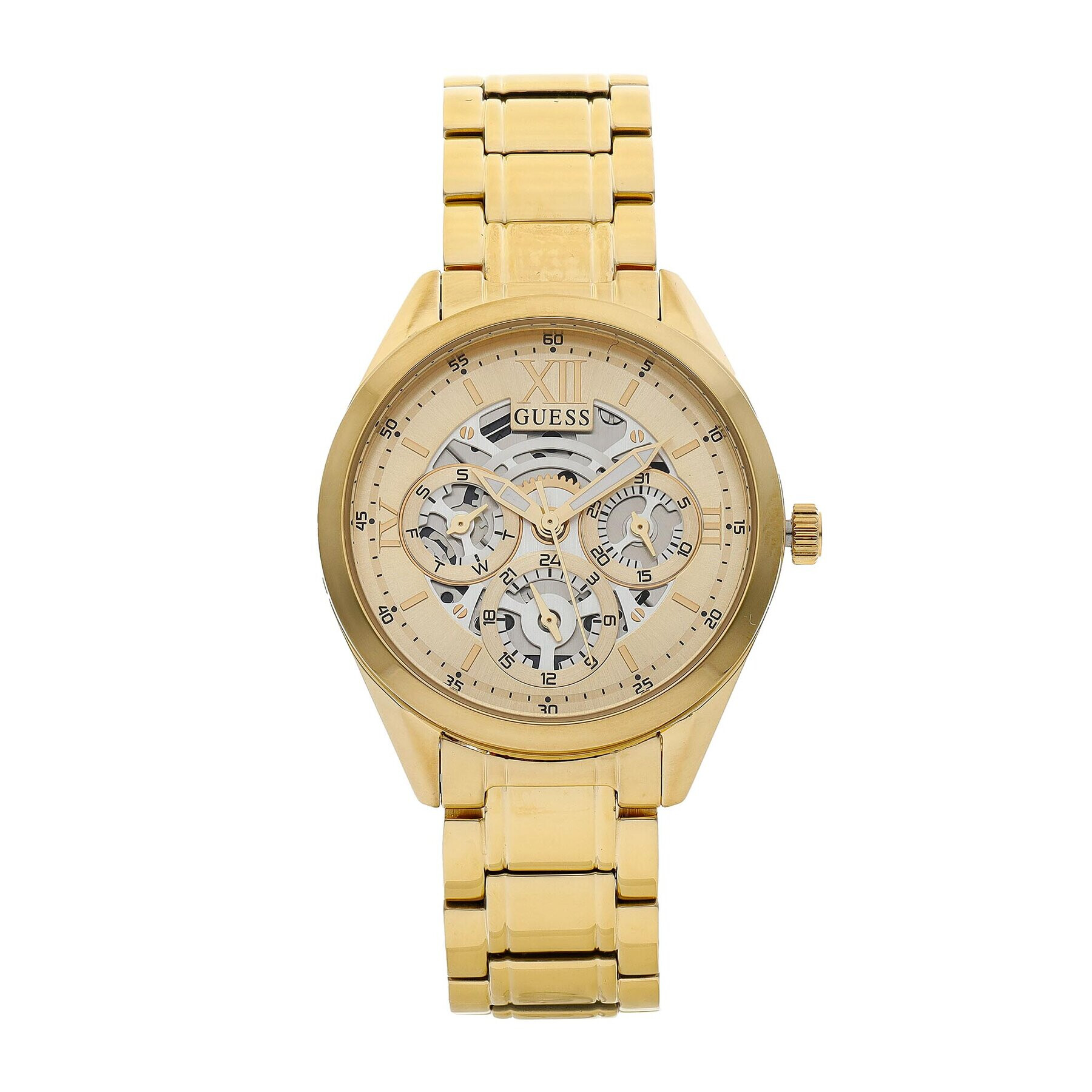 Guess Hodinky Clear Cut GW0253L2 Zlatá - Pepit.cz