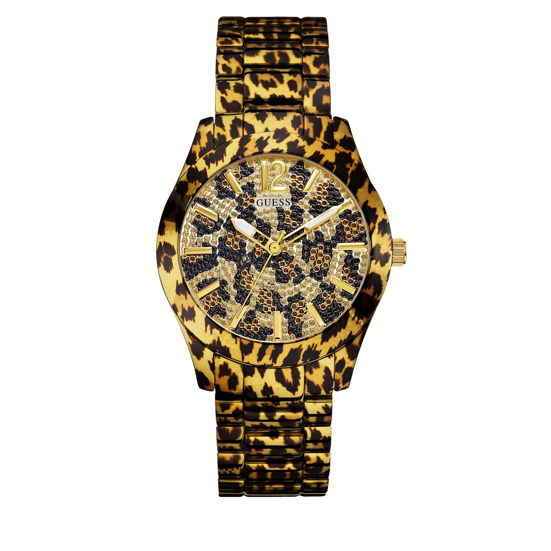 Guess Hodinky Leopard GW0450L1 Hnědá - Pepit.cz