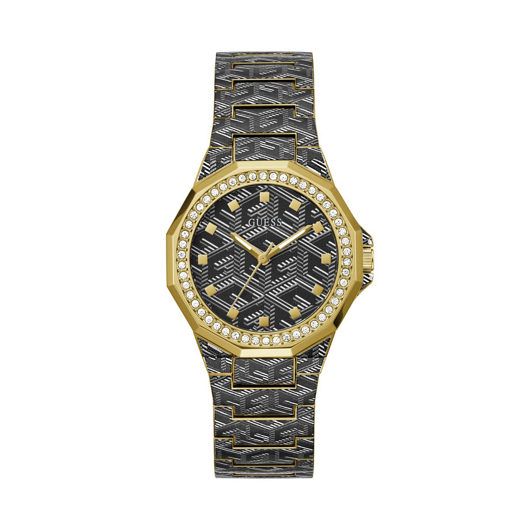 Guess Hodinky Misfit GW0597L1 Černá - Pepit.cz