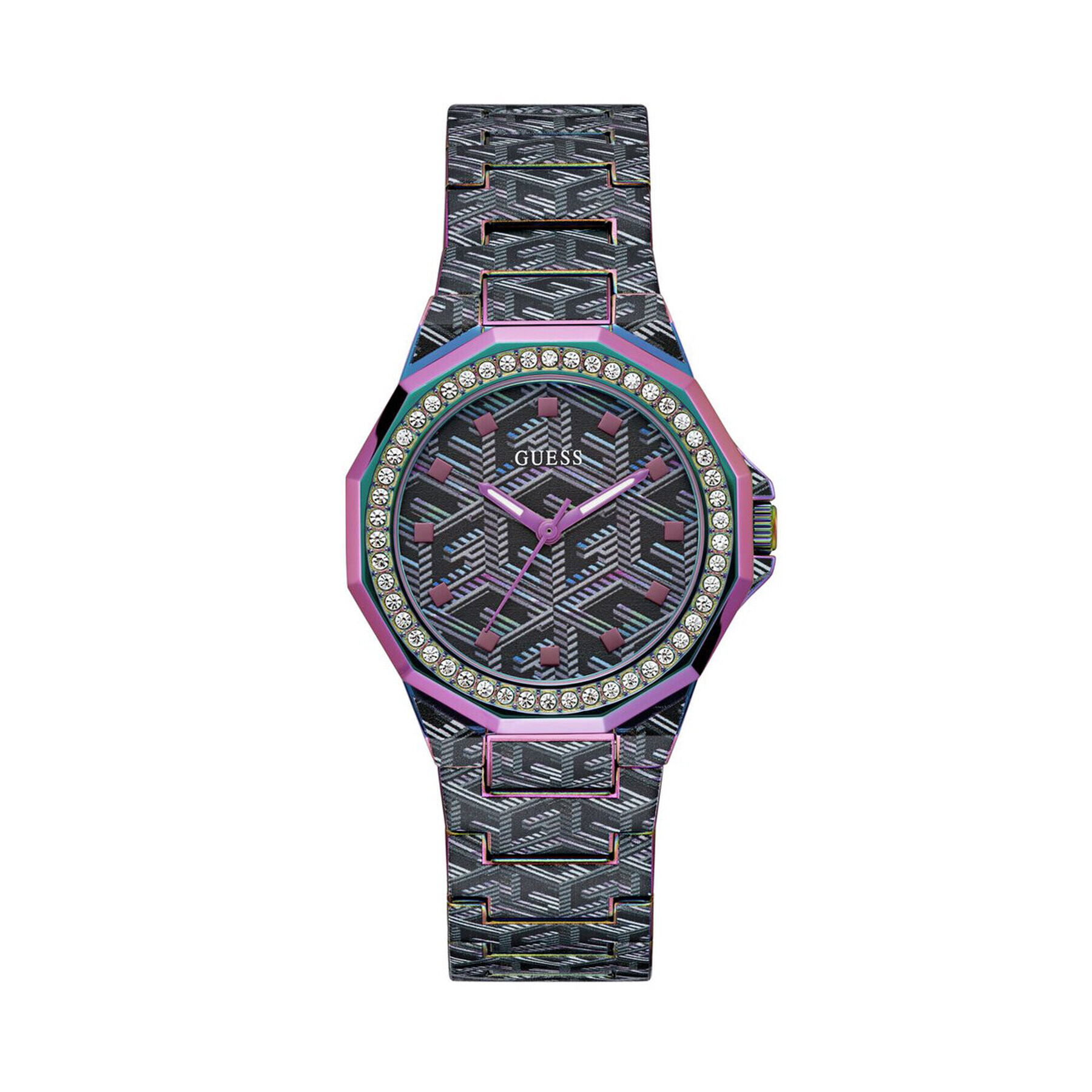 Guess Hodinky Misfit GW0597L2 Šedá - Pepit.cz