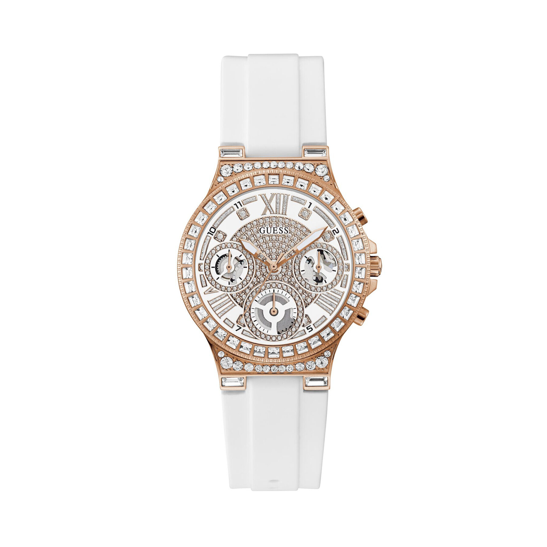 Guess Hodinky Moonlight GW0257L2 Bílá - Pepit.cz