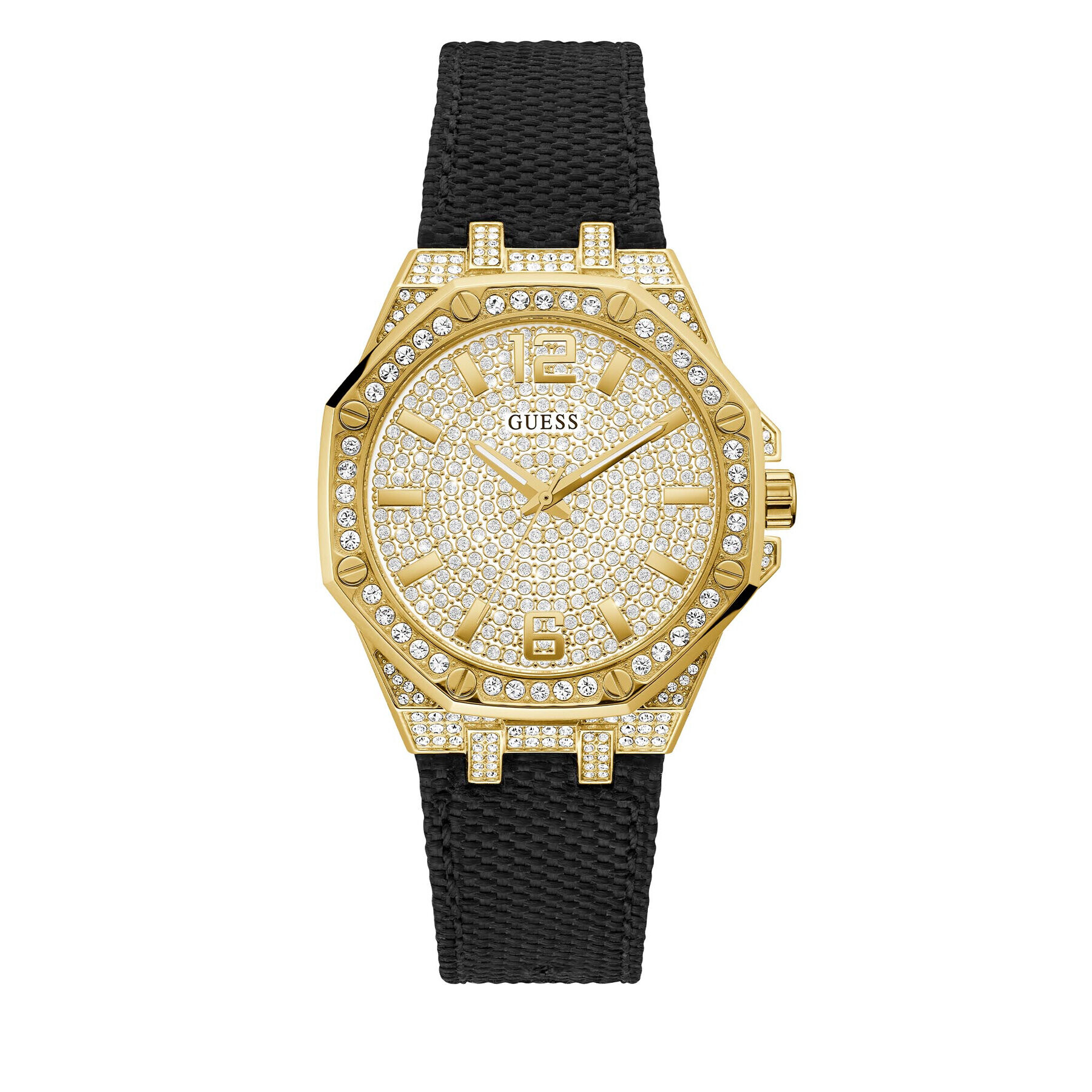 Guess Hodinky Shimmer GW0408L2 Černá - Pepit.cz