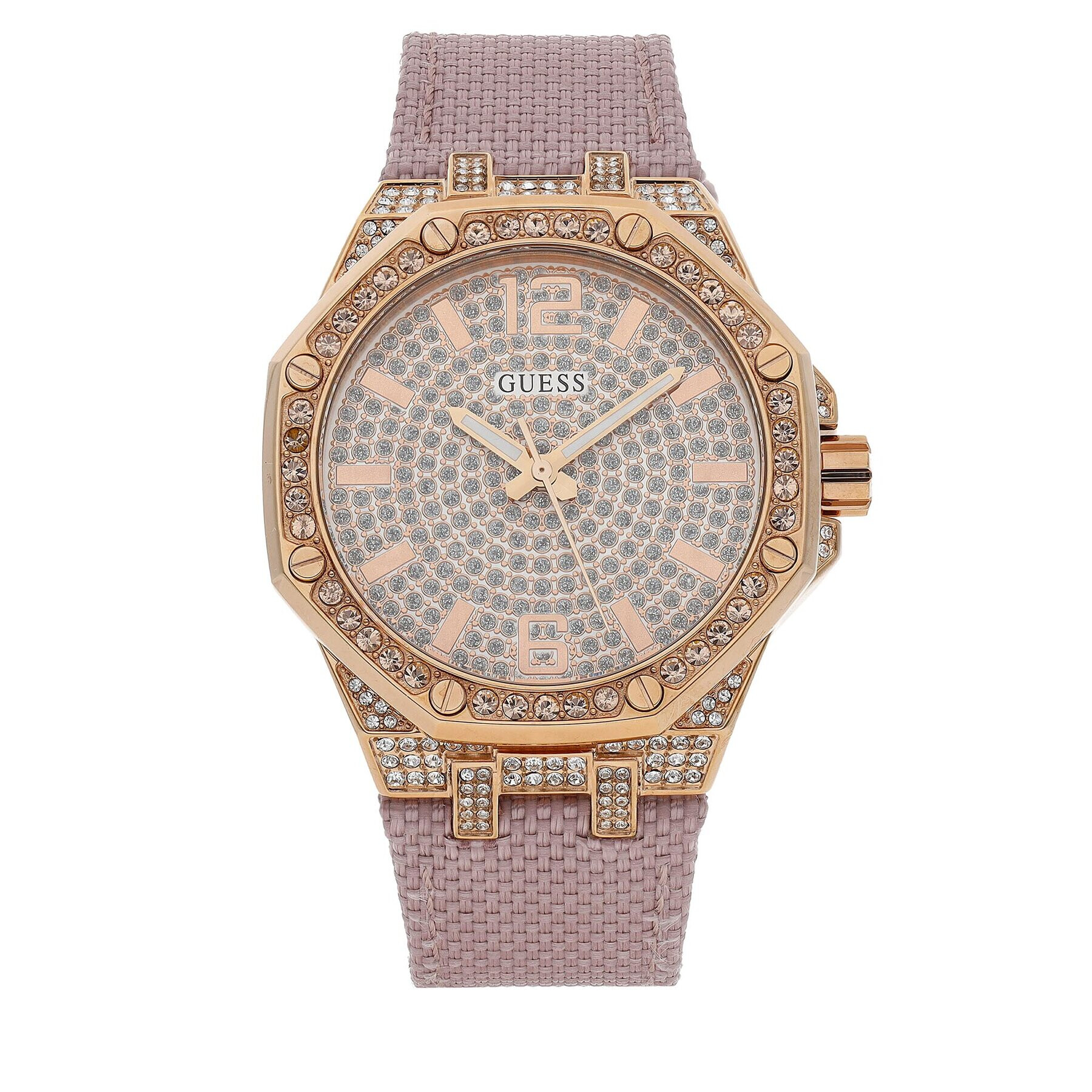 Guess Hodinky Shimmer GW0408L3 Růžová - Pepit.cz