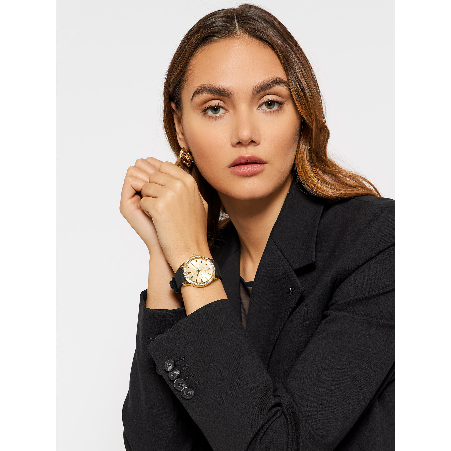 Guess Hodinky Trend GW0359L1 Černá - Pepit.cz