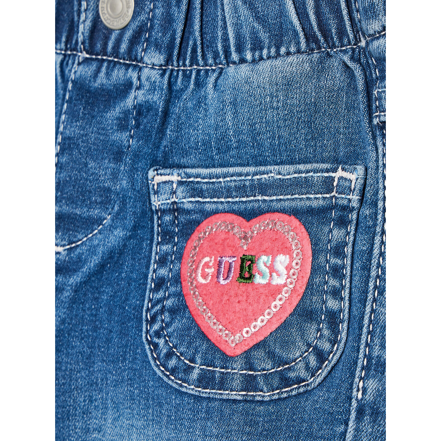 Guess Jeansy A3YA00 D4CA0 Tmavomodrá Relaxed Fit - Pepit.cz