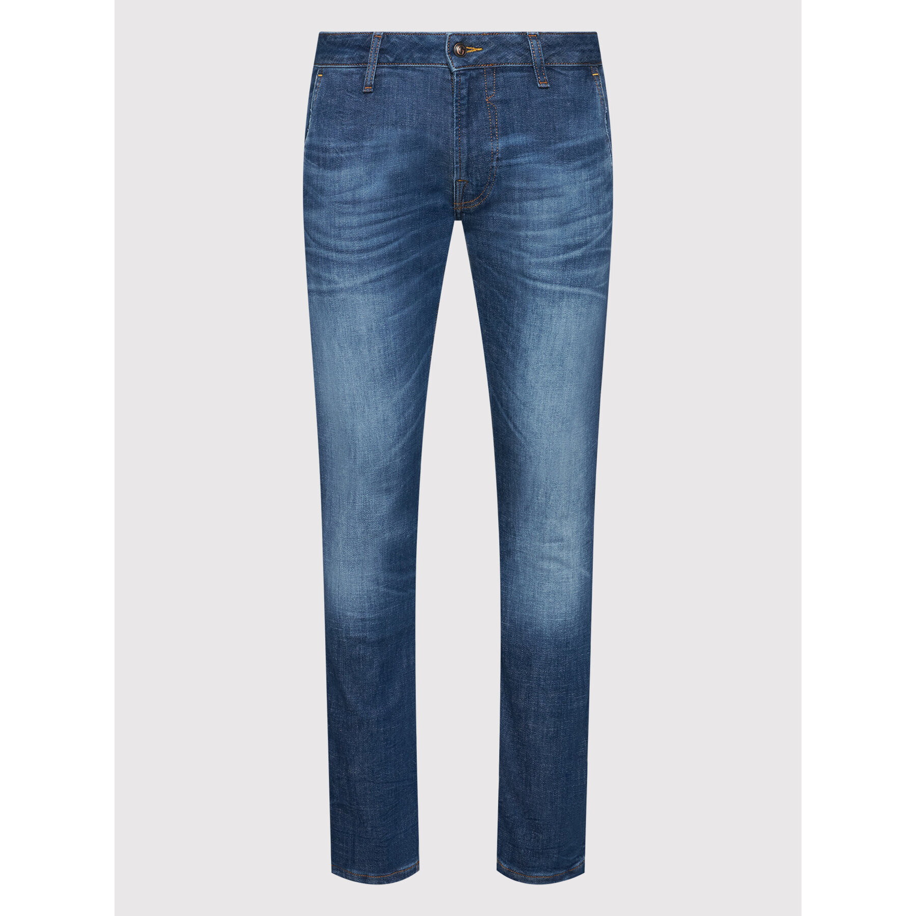 Guess Jeansy Adam M2RA81 D46AD Modrá Skinny Fit - Pepit.cz