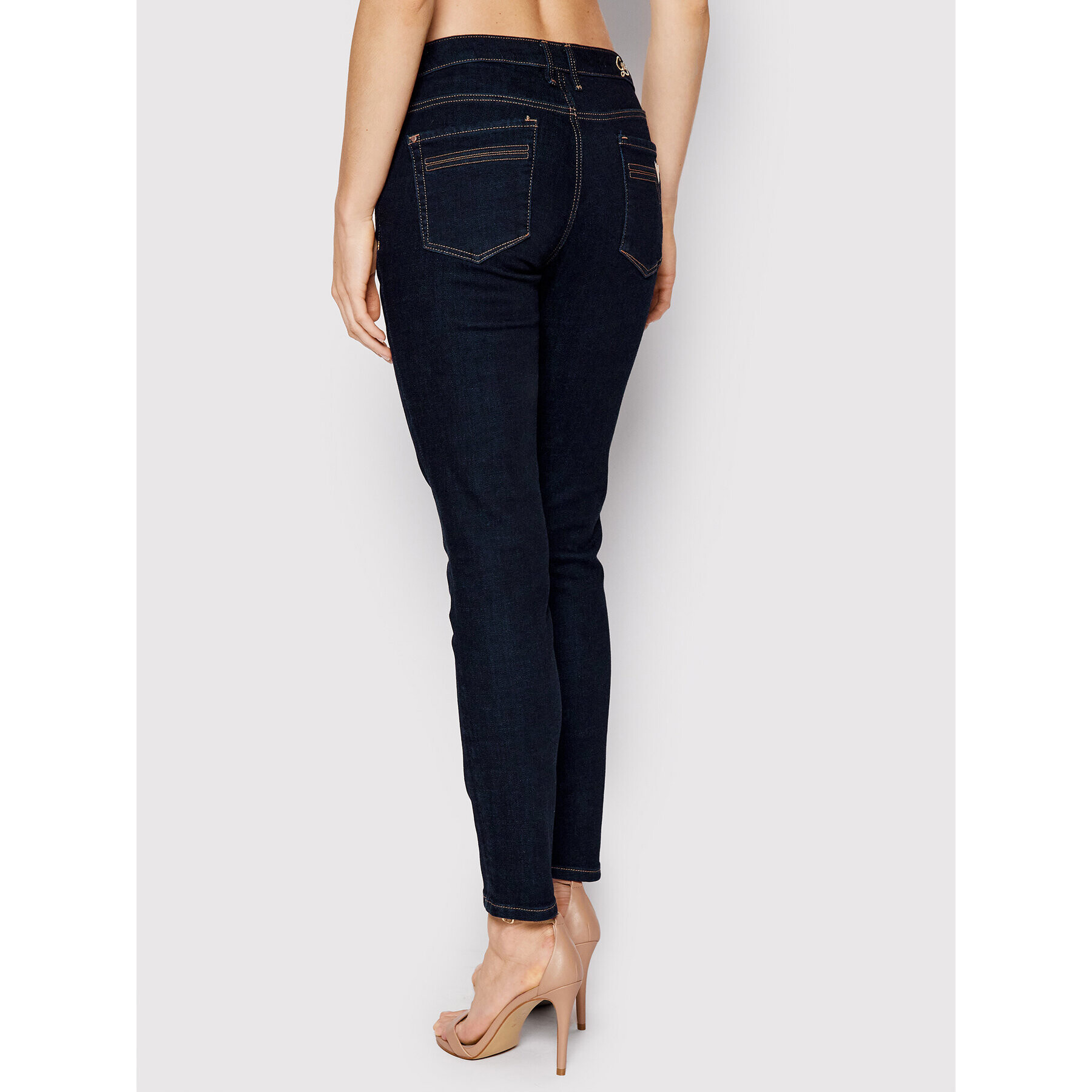 Guess Jeansy Annette W2YA99 D4H14 Tmavomodrá Skinny Fit - Pepit.cz