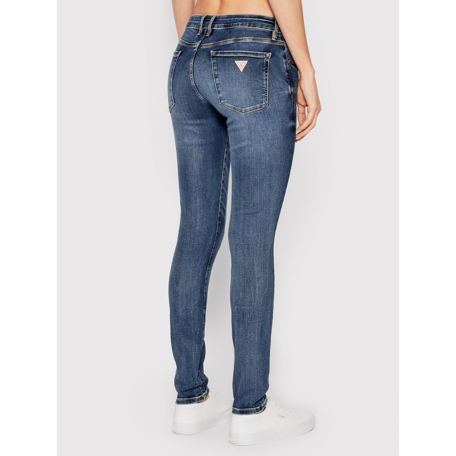 Guess Jeansy Annette W2YA99 D4Q02 Modrá Skinny Fit - Pepit.cz