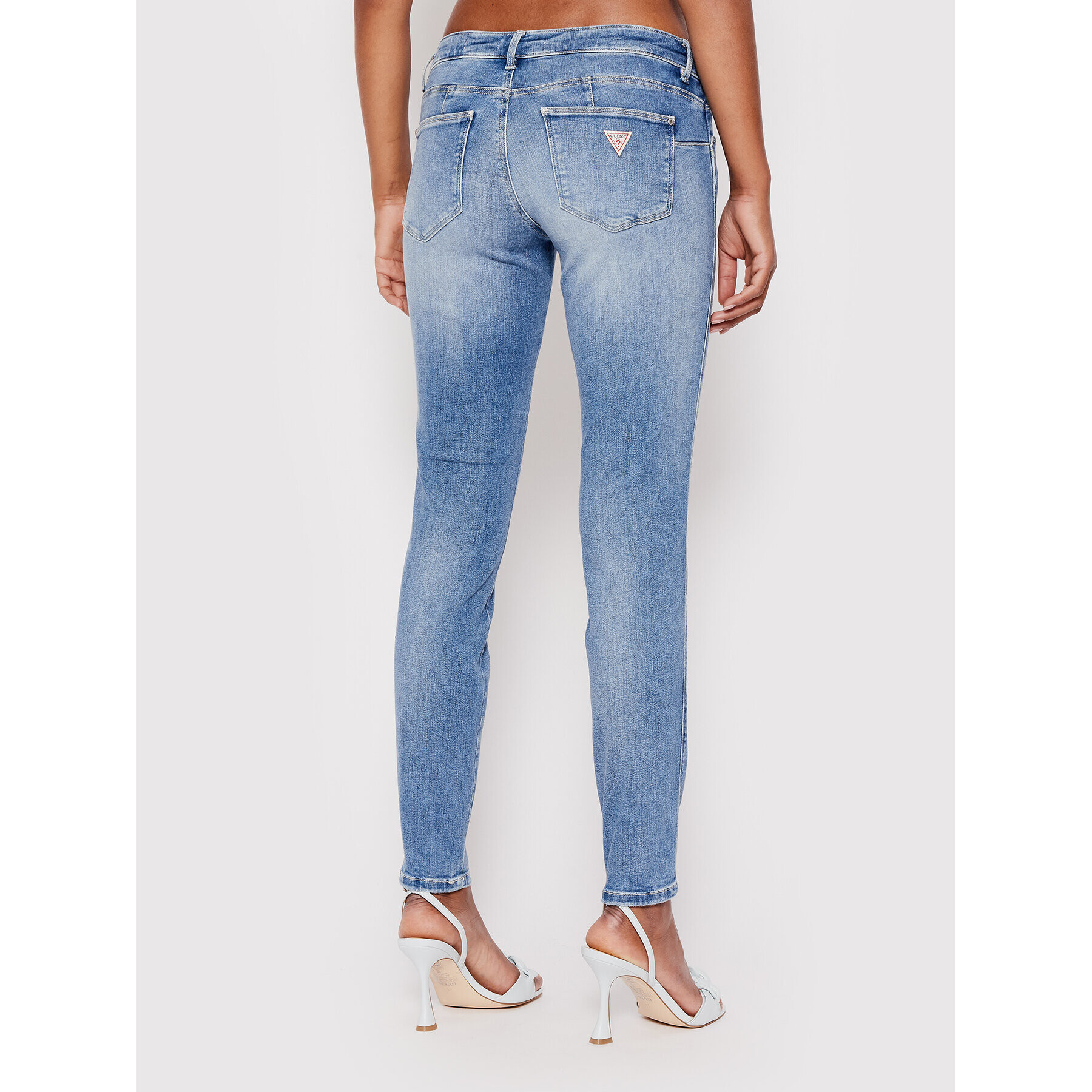 Guess Jeansy Curve X. W2YAJ2 D4Q01 Modrá Skinny Fit - Pepit.cz