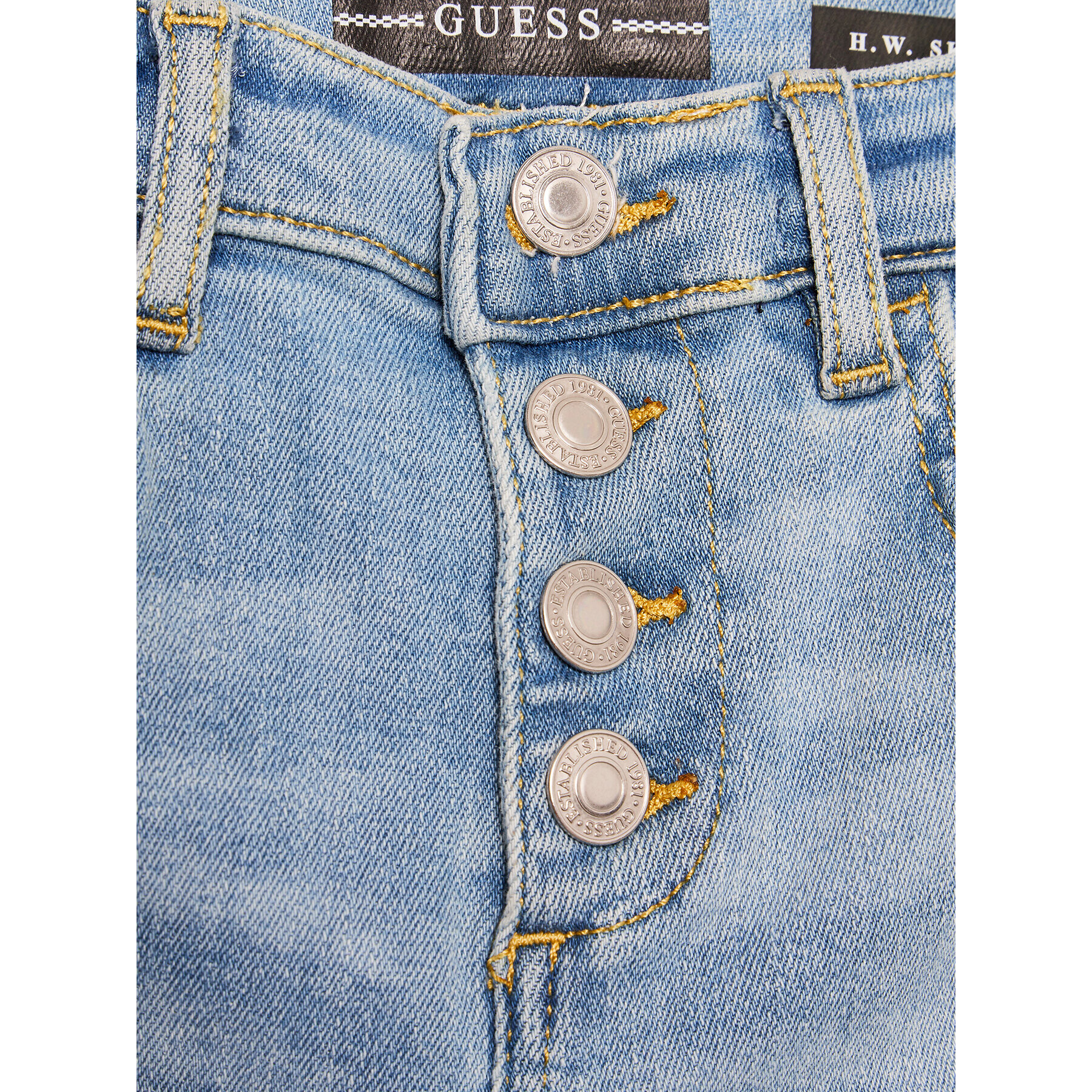 Guess Jeansy J3GA00 D4OQ0 Modrá Regular Fit - Pepit.cz