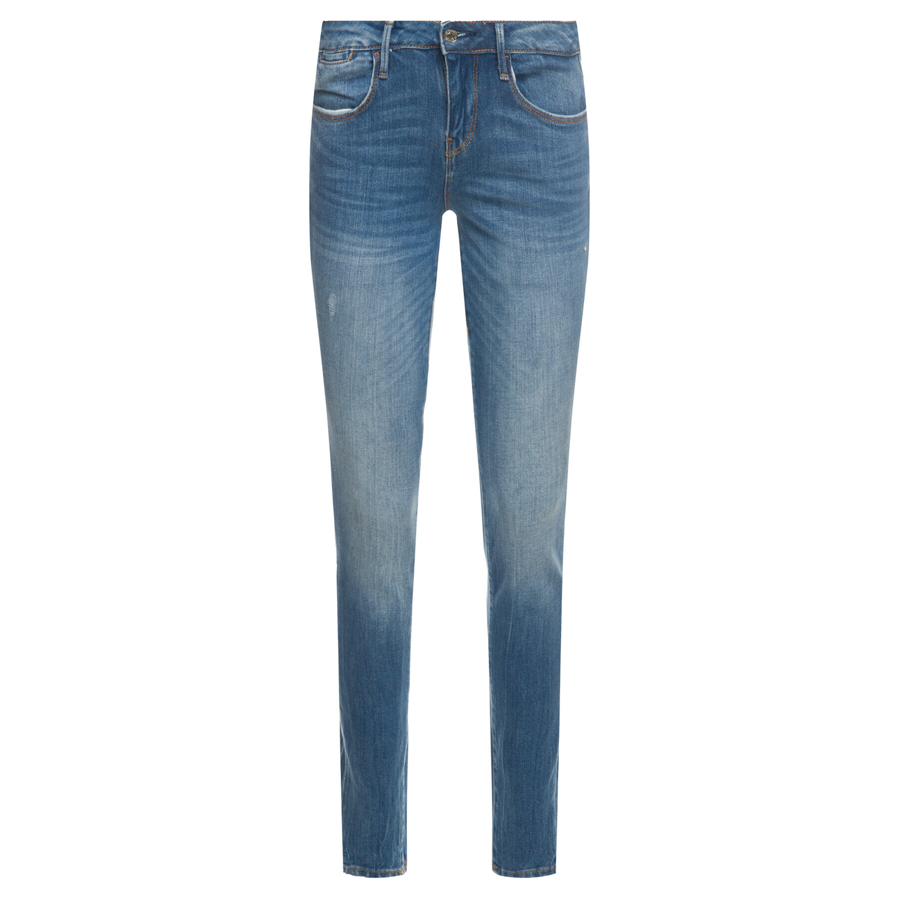 Guess Jeansy Jegging W01A27 D3XR1 Modrá Ultra Skinny Fit - Pepit.cz