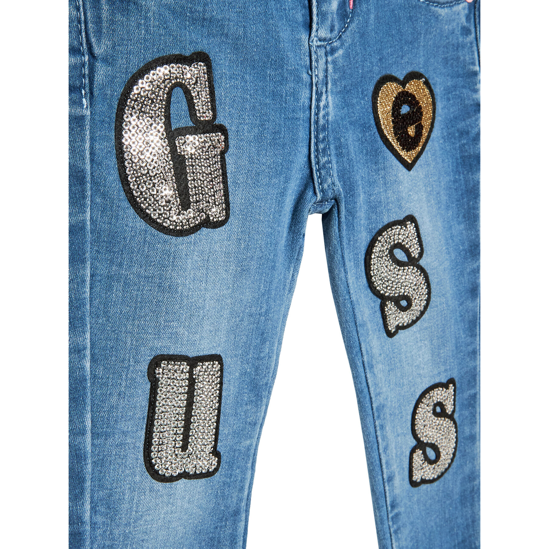 Guess Jeansy K3RA05 D4CA0 Modrá Slim Fit - Pepit.cz