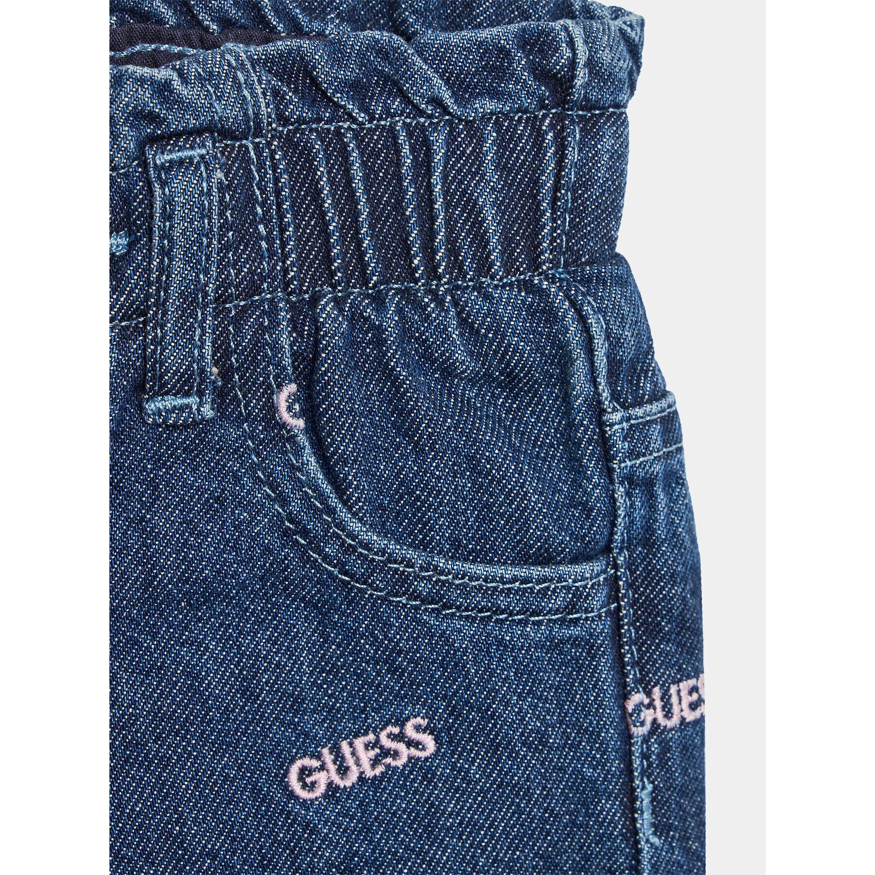 Guess Jeansy K3YA00 D45E0 Tmavomodrá Loose Fit - Pepit.cz