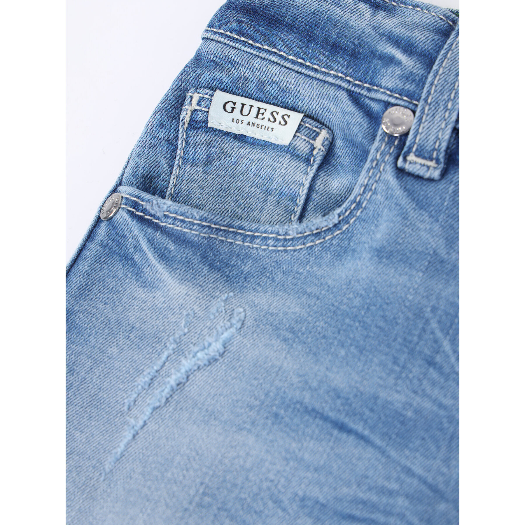 Guess Jeansy L02A06 D3ZP0 Tmavomodrá Skinny Fit - Pepit.cz