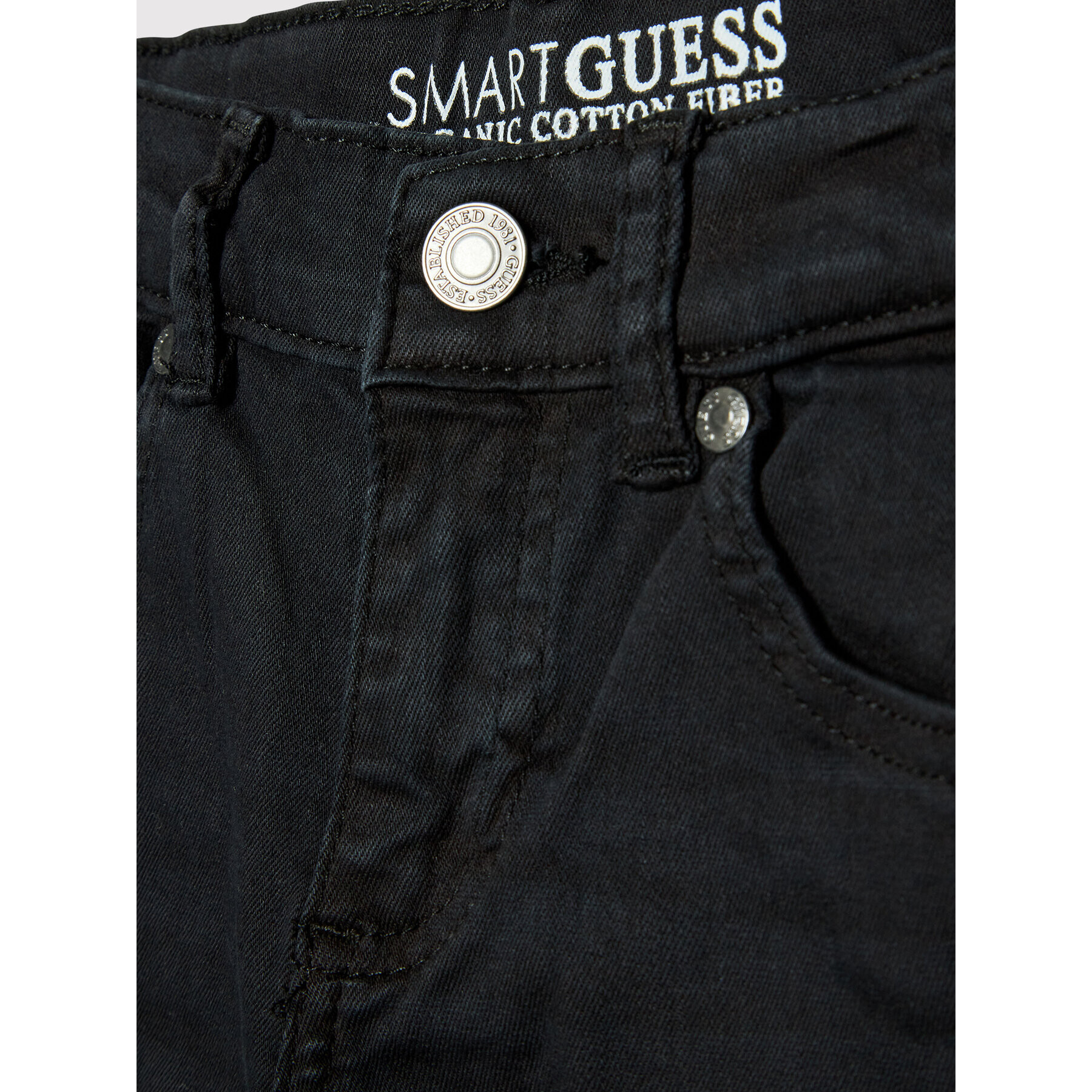 Guess Jeansy L0YB08 WE620 Černá Slim Fit - Pepit.cz