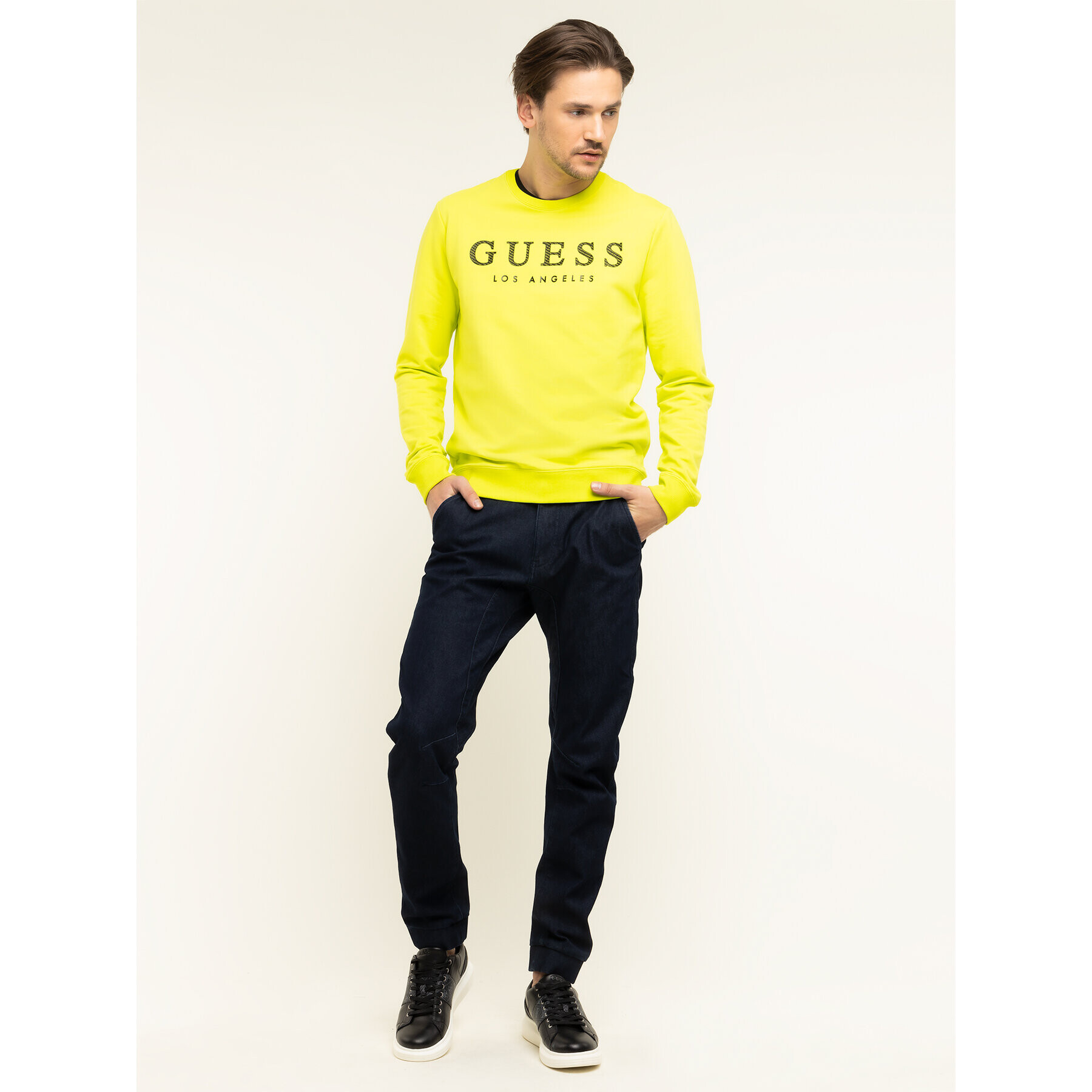 Guess Jeansy M01A24 D3Y81 Tmavomodrá Regular Fit - Pepit.cz