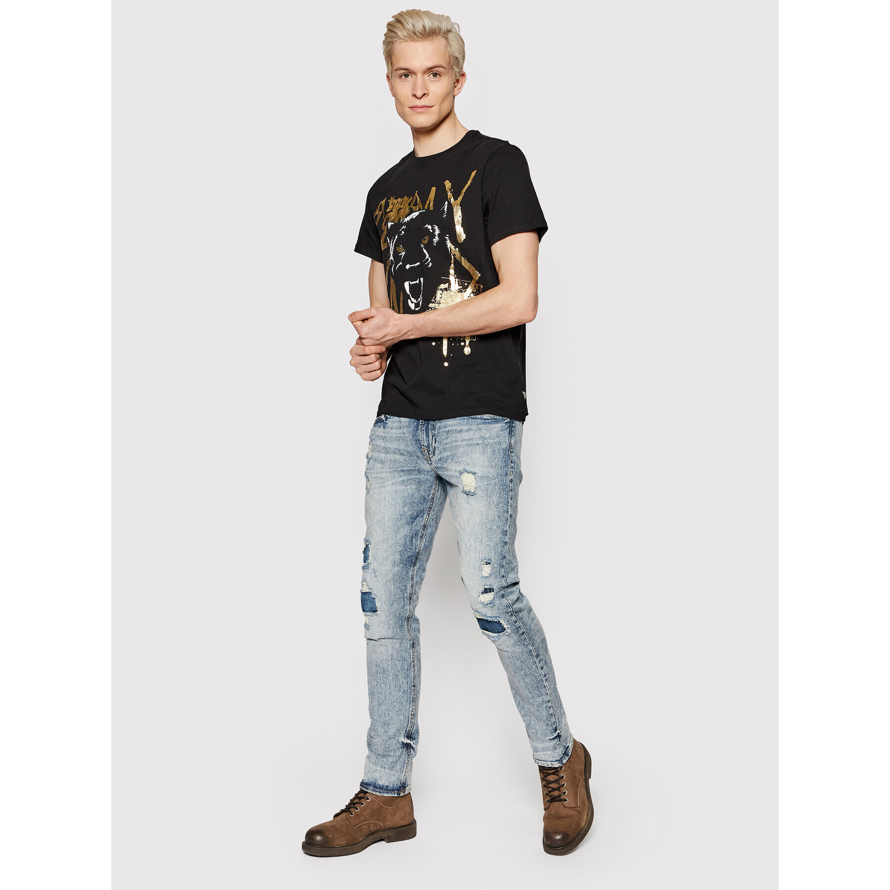 Guess Jeansy M1BAN 3D49T Modrá Skinny Fit - Pepit.cz