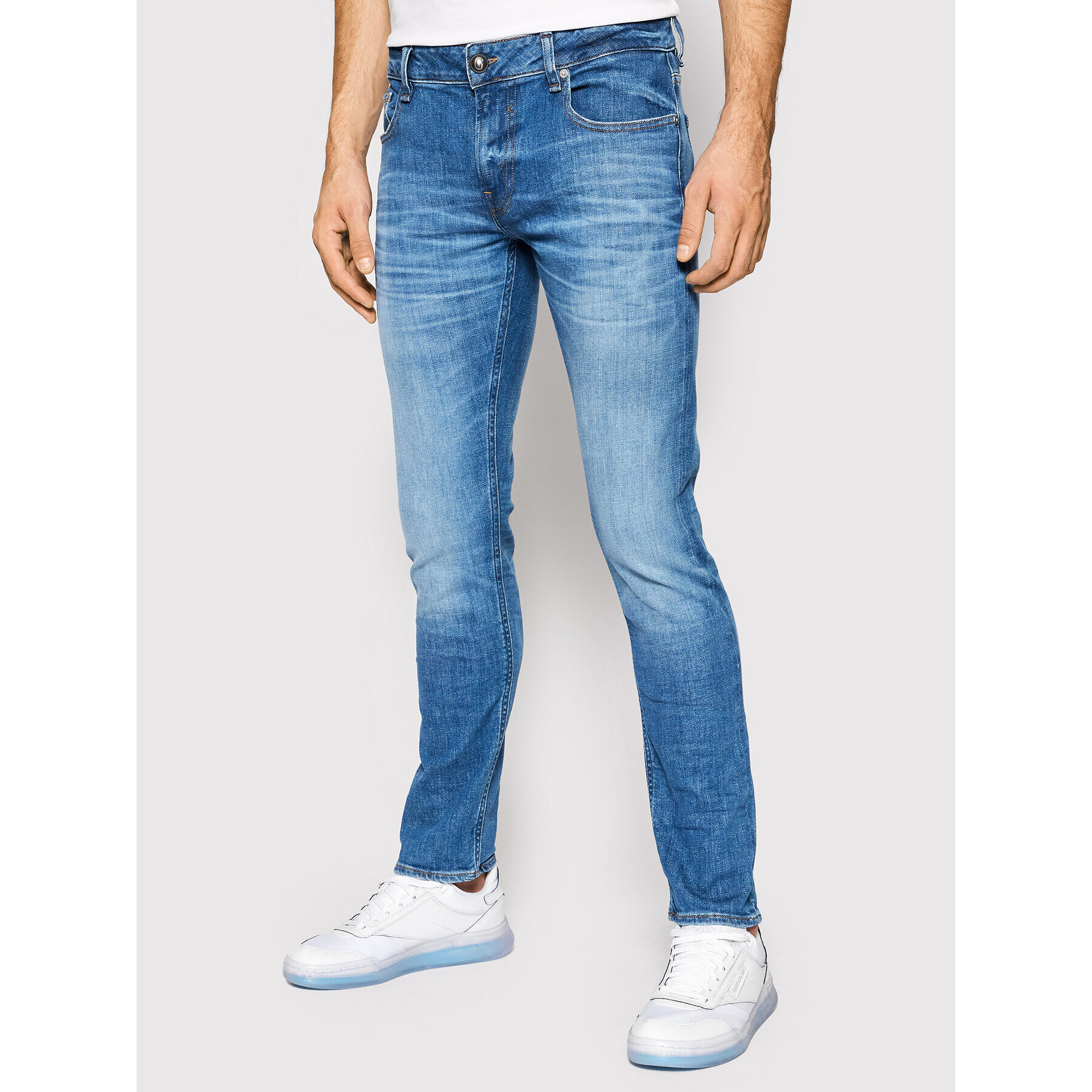 Guess Jeansy M2RAN1 D46AE Modrá Skinny Fit - Pepit.cz