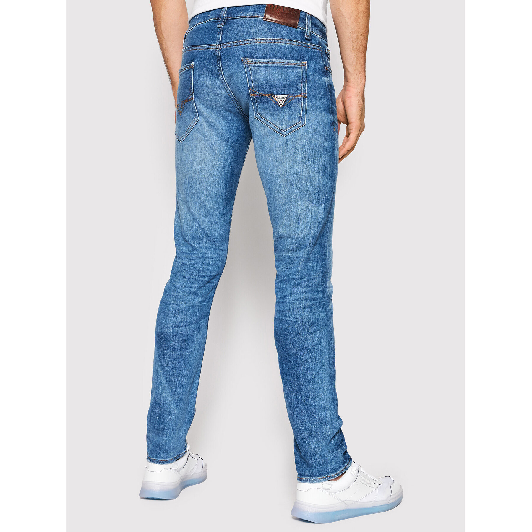 Guess Jeansy M2RAN1 D46AE Modrá Skinny Fit - Pepit.cz