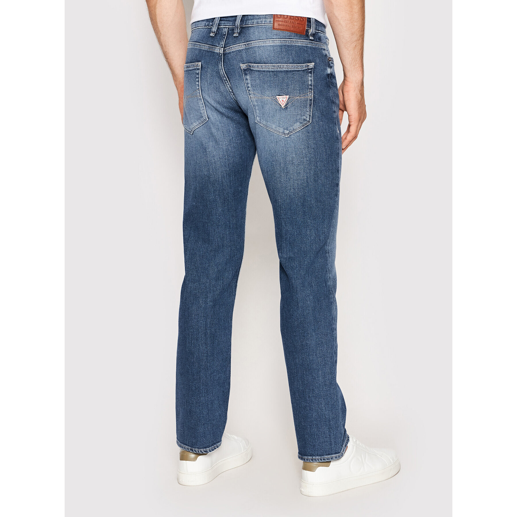 Guess Jeansy M2YAN2 D4Q42 Modrá Slim Fit - Pepit.cz