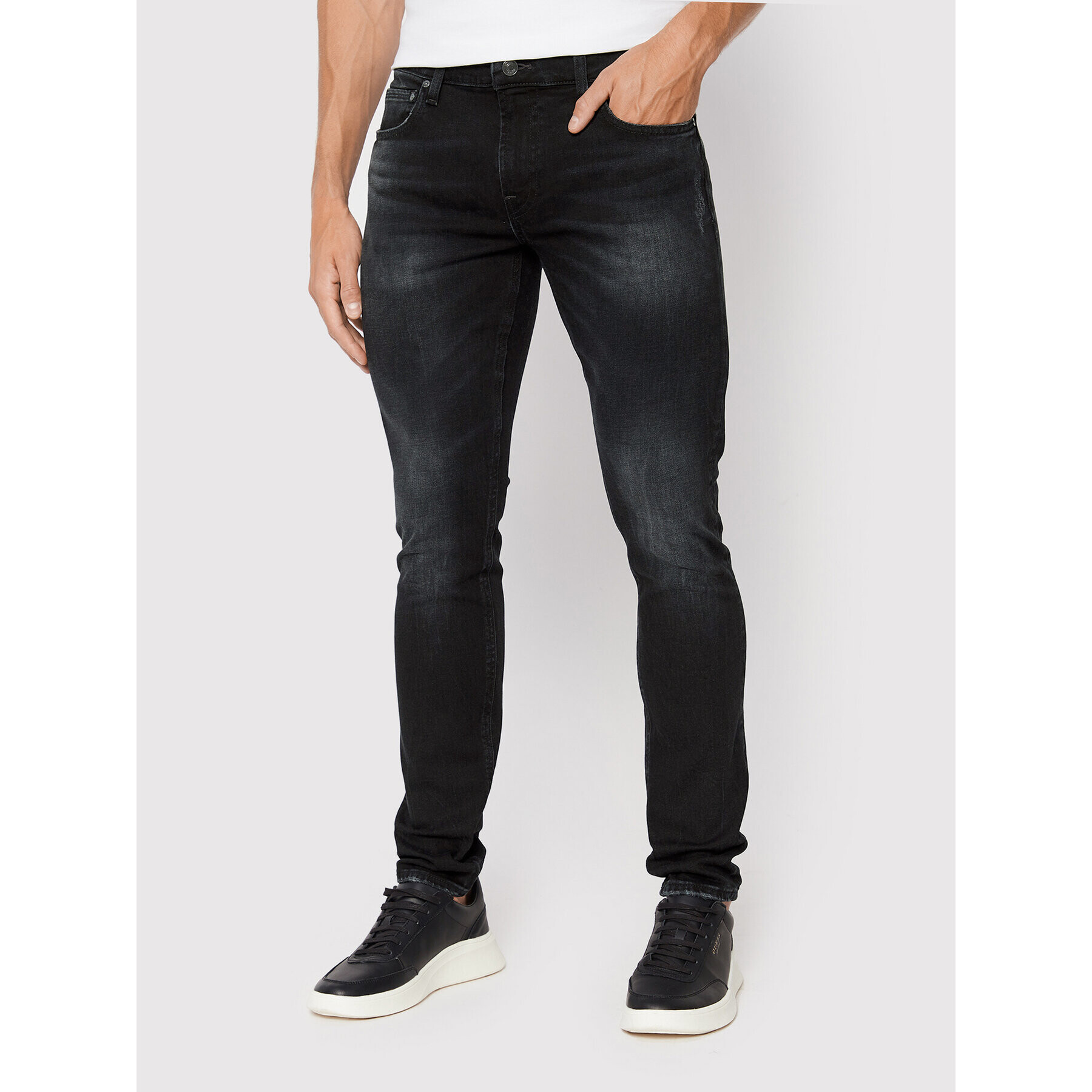 Guess Jeansy M2YAN3 D1KB5 Černá Skinny Fit - Pepit.cz