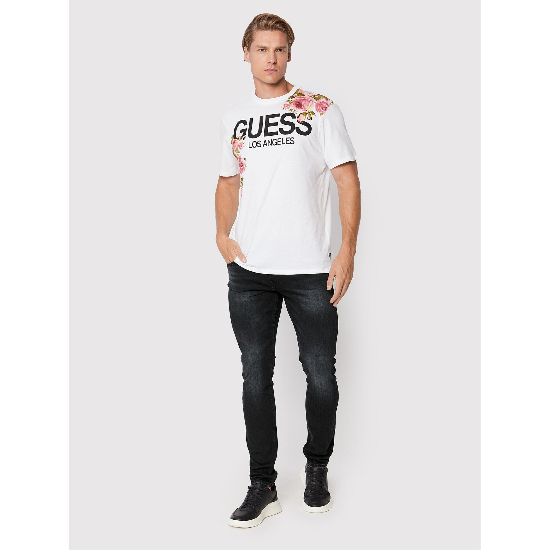 Guess Jeansy M2YAN3 D1KB5 Černá Skinny Fit - Pepit.cz