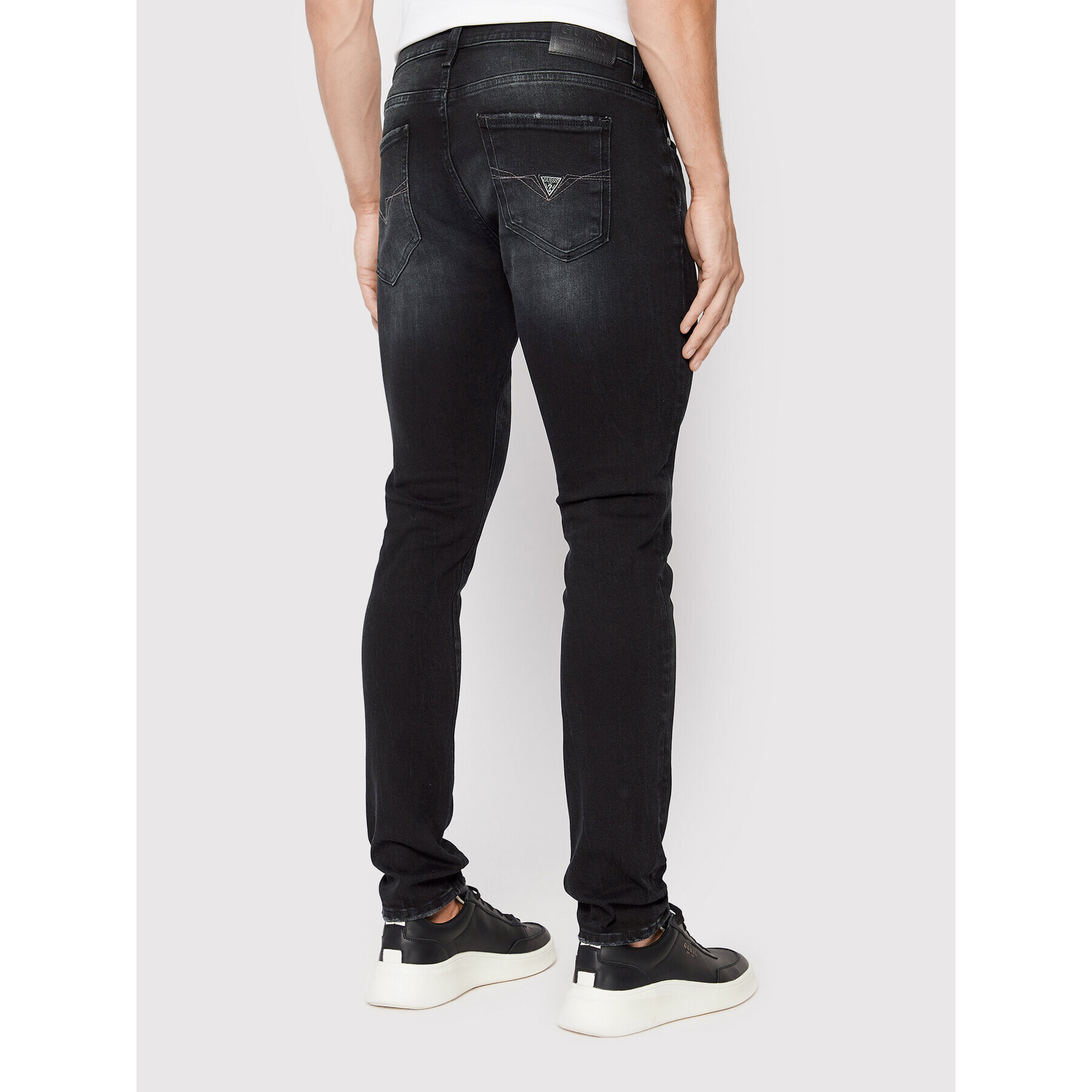 Guess Jeansy M2YAN3 D1KB5 Černá Skinny Fit - Pepit.cz