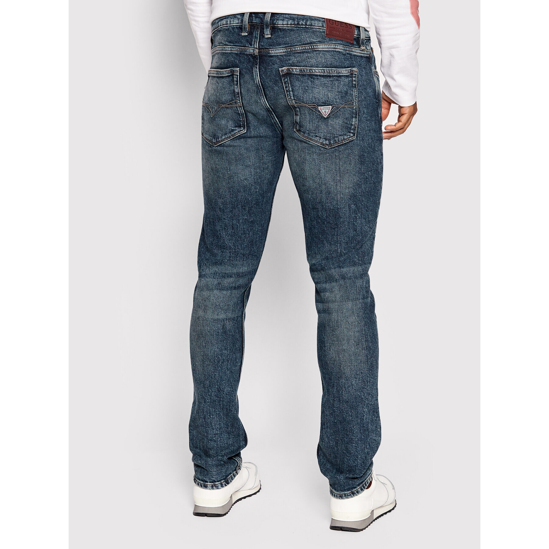 Guess Jeansy M2YAS2 D47IA Modrá Slim Fit - Pepit.cz