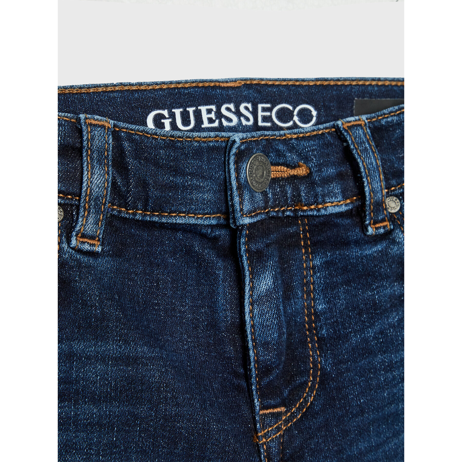 Guess Jeansy N2BA06 D4AK0 Tmavomodrá Slim Fit - Pepit.cz