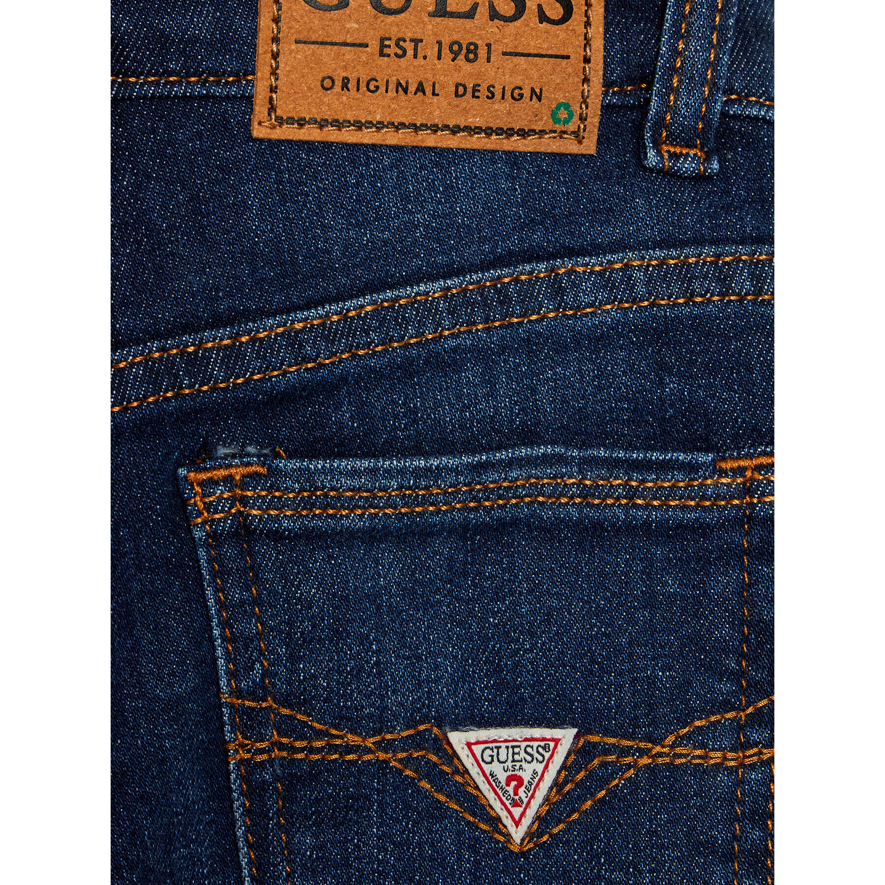 Guess Jeansy N2RA08 D4GV0 Modrá Skinny Fit - Pepit.cz