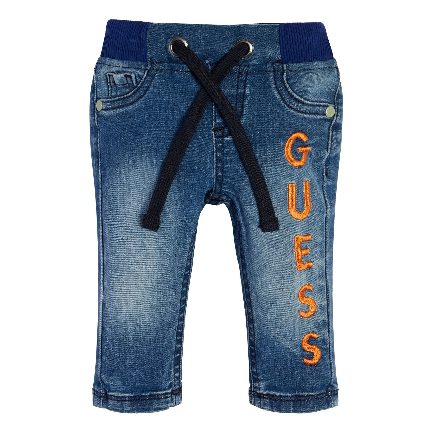 Guess Jeansy N3GA00 D4CA0 Modrá Relaxed Fit - Pepit.cz