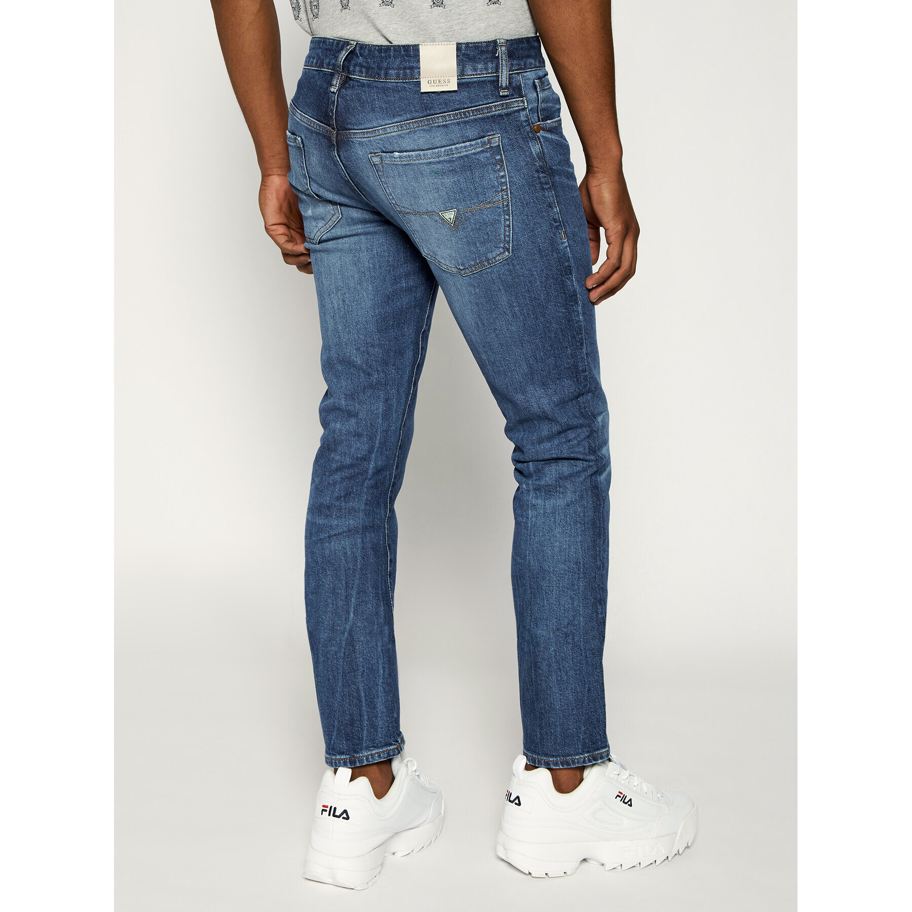 Guess Jeansy Slim Fit M92AN2 D3HU1 Modrá Slim Fit - Pepit.cz