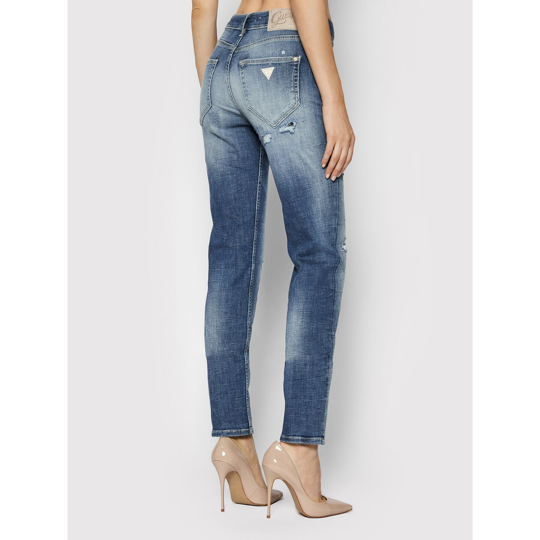 Guess Jeansy Starlette W2RA84 D3ZTE Modrá Straight Fit - Pepit.cz