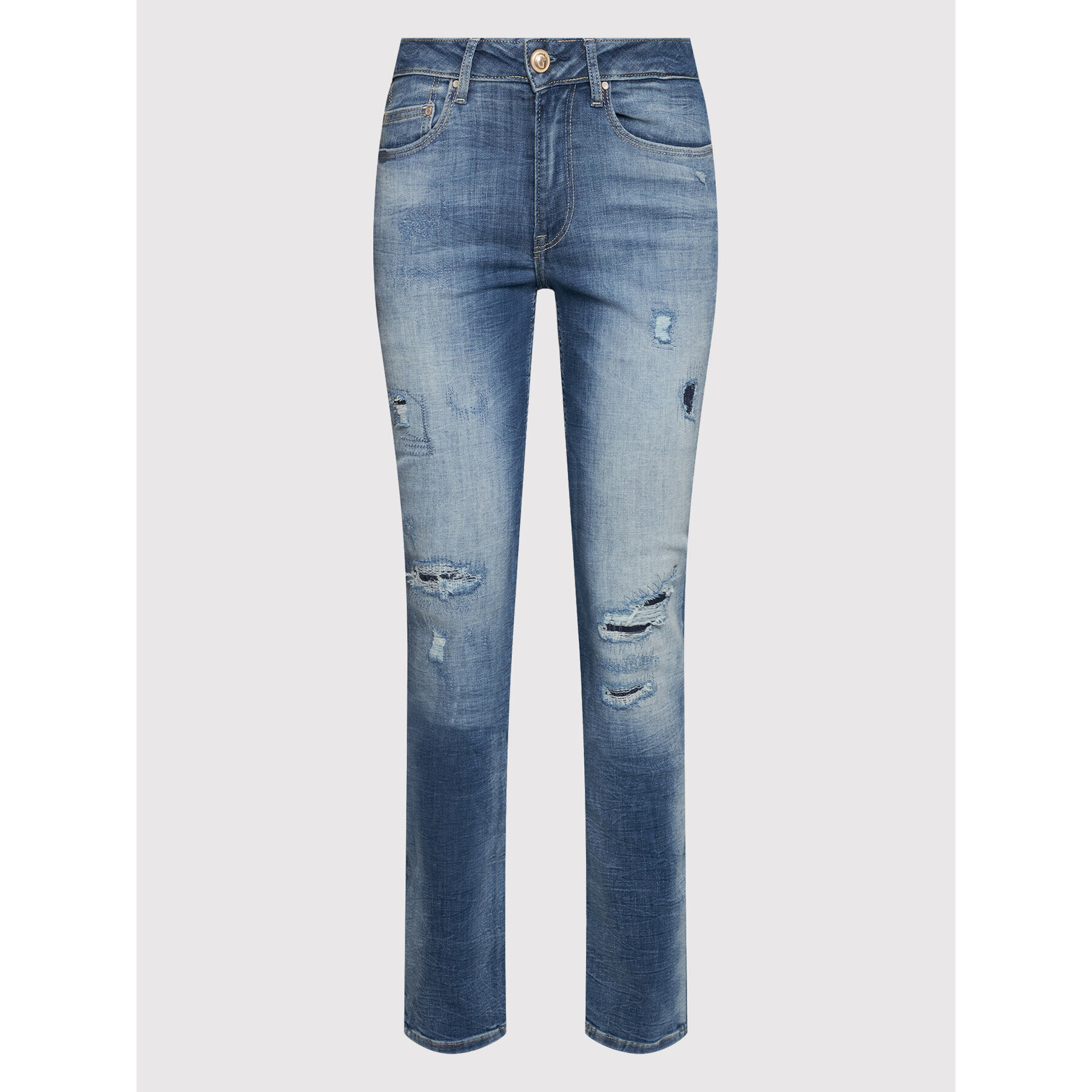 Guess Jeansy Starlette W2RA84 D3ZTE Modrá Straight Fit - Pepit.cz