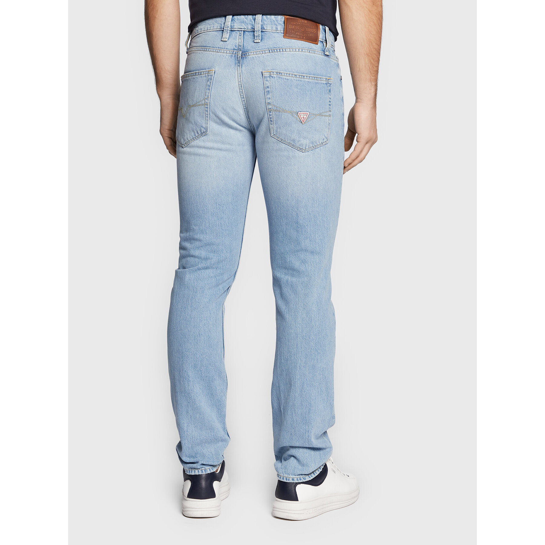 Guess Jeansy The Empire M3RAN2 D4T9B Modrá Slim Fit - Pepit.cz