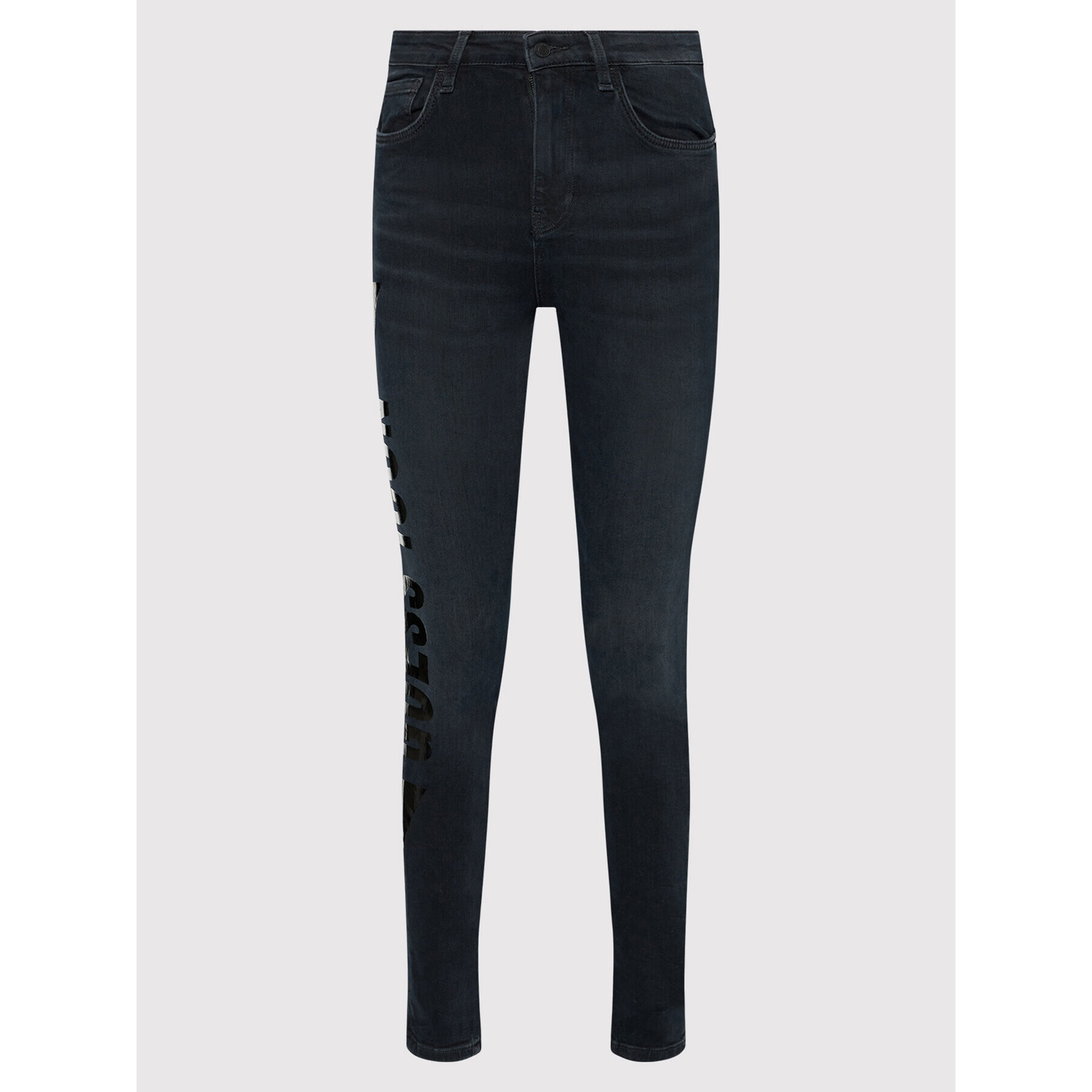 Guess Jeansy Ultimate W1BA94 D4H32 Tmavomodrá Skinny Fit - Pepit.cz