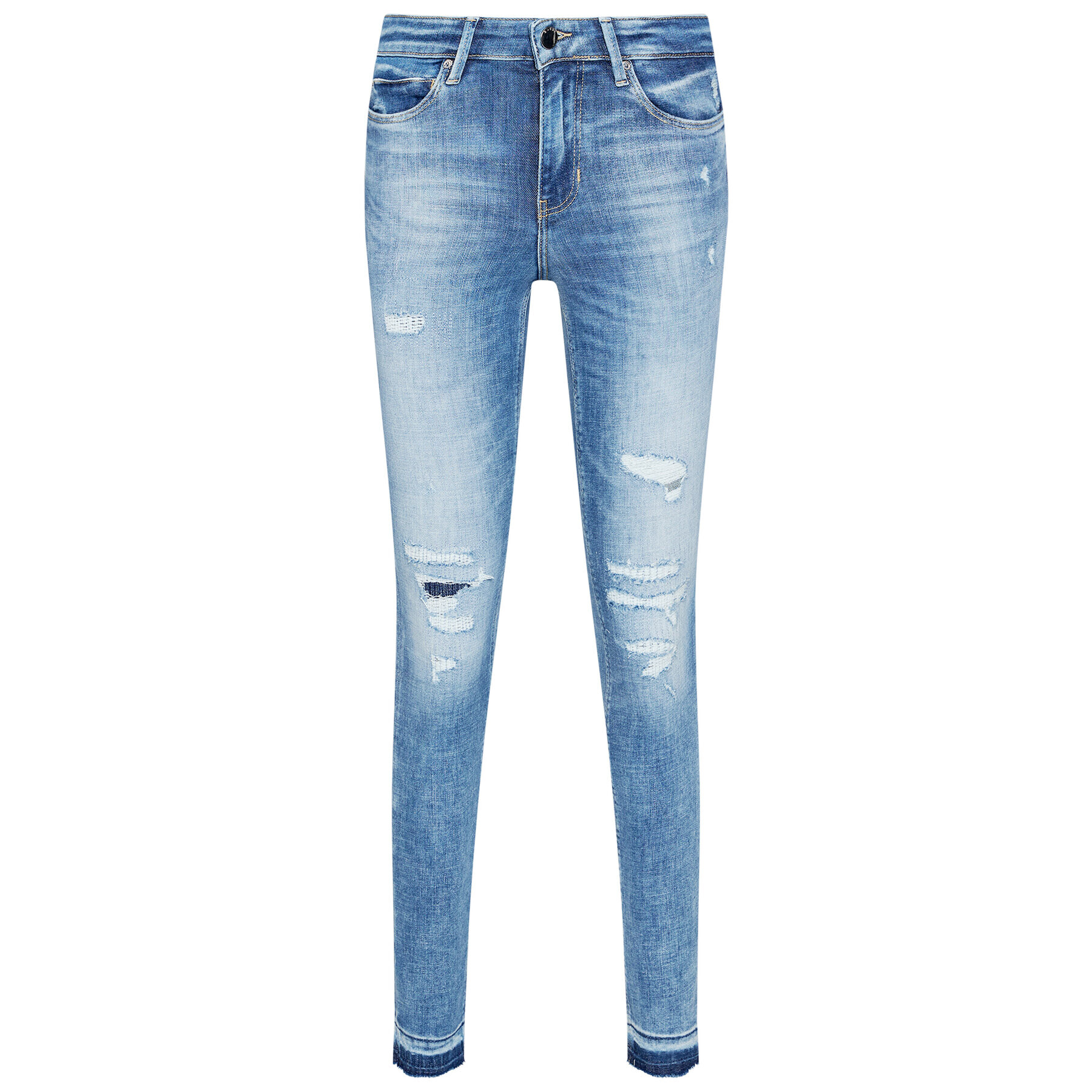 Guess Jeansy W1GA46 D3ZTD Modrá Skinny Fit - Pepit.cz