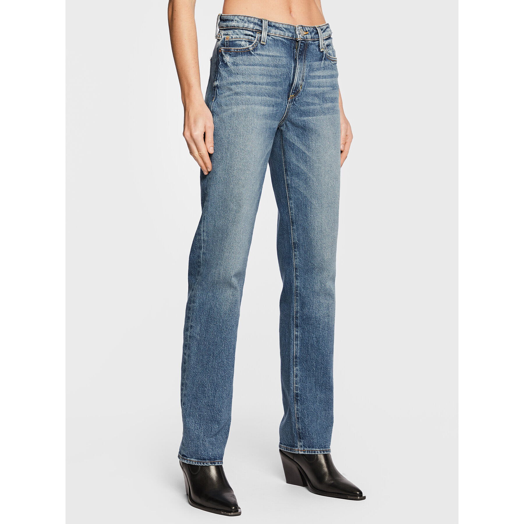 Guess Jeansy W2BA08 D4K30 Modrá Straight Fit - Pepit.cz