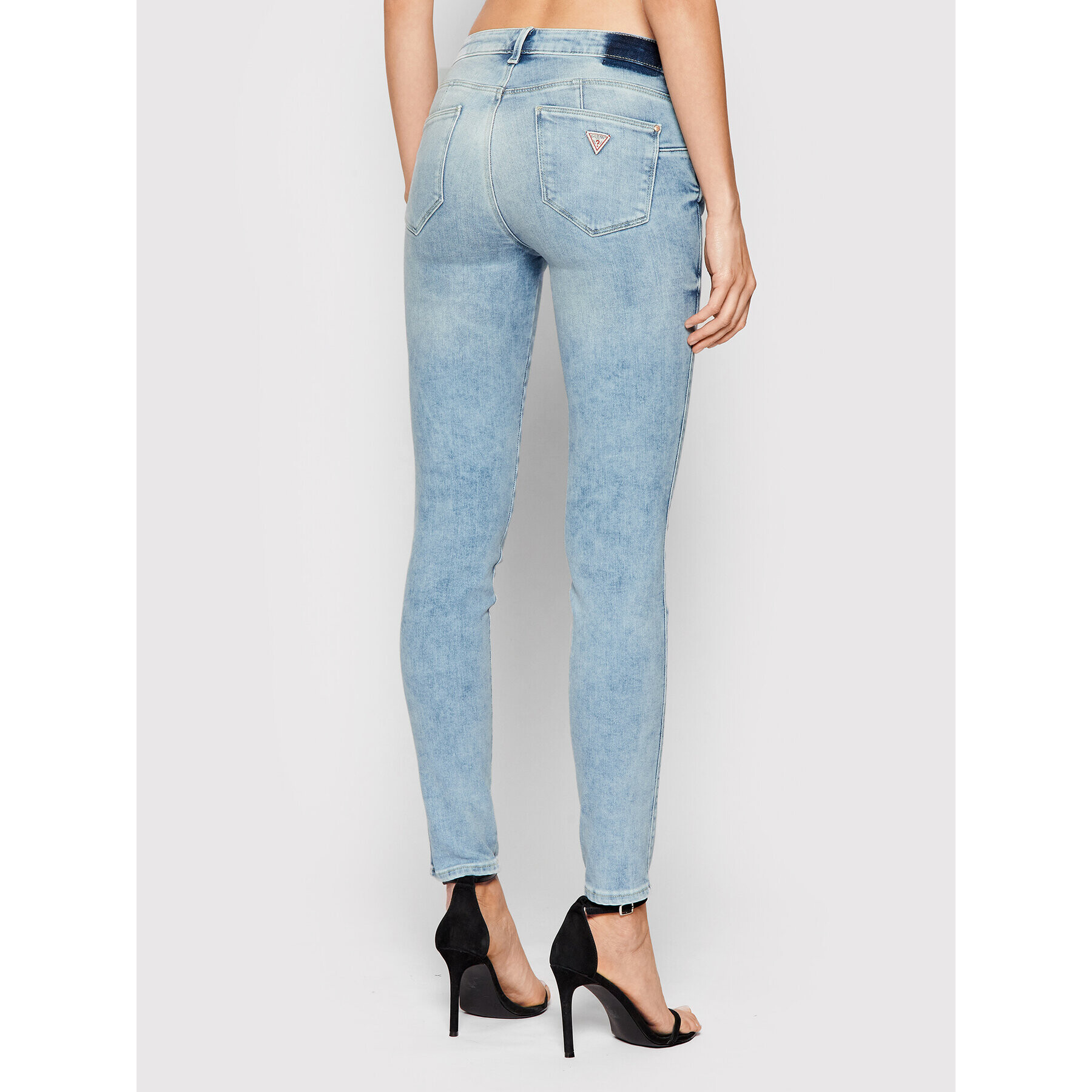 Guess Jeansy W2RAJ2 D4KJ2 Modrá Skinny Fit - Pepit.cz