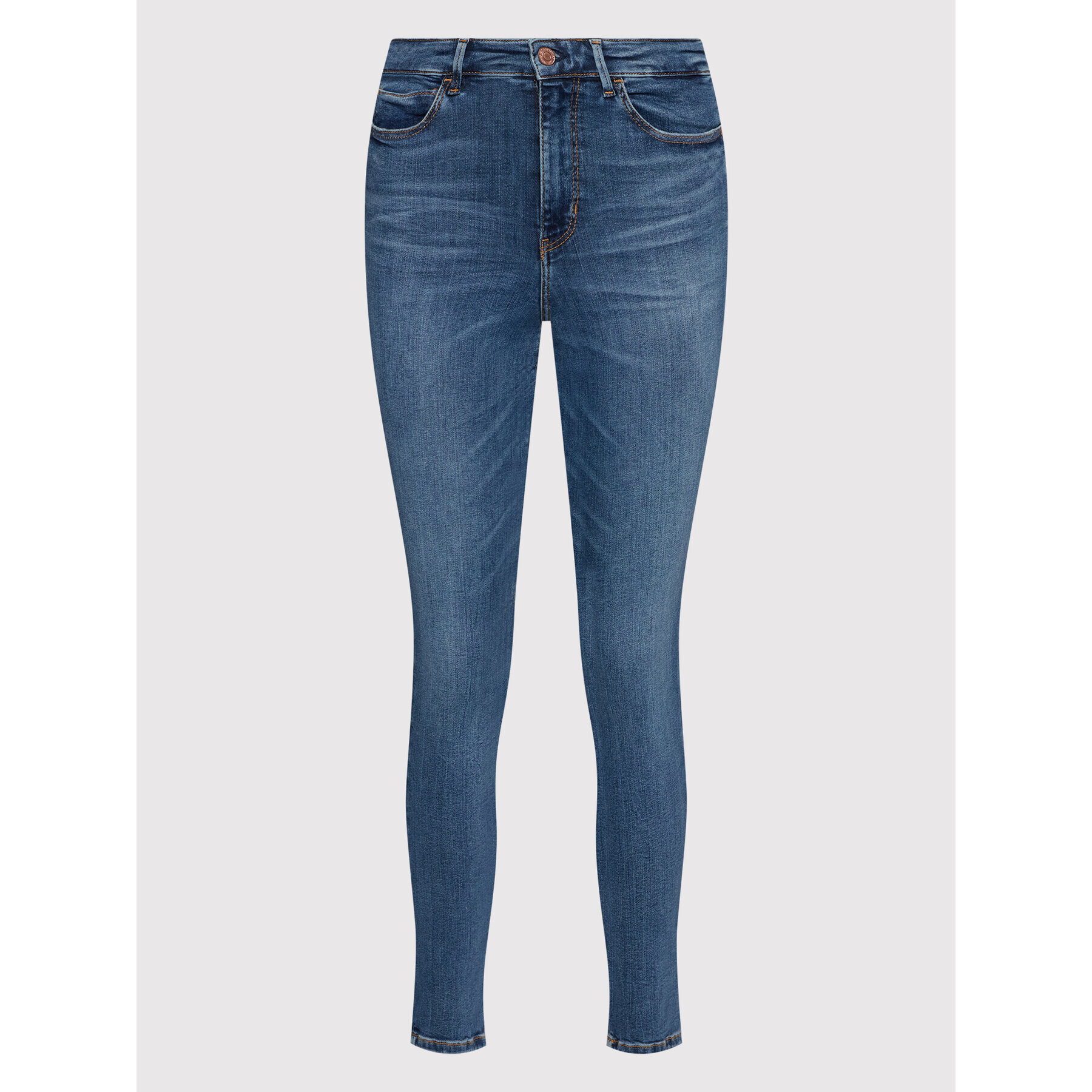 Guess Jeansy W2YA46 D4Q02 Modrá Skinny Fit - Pepit.cz